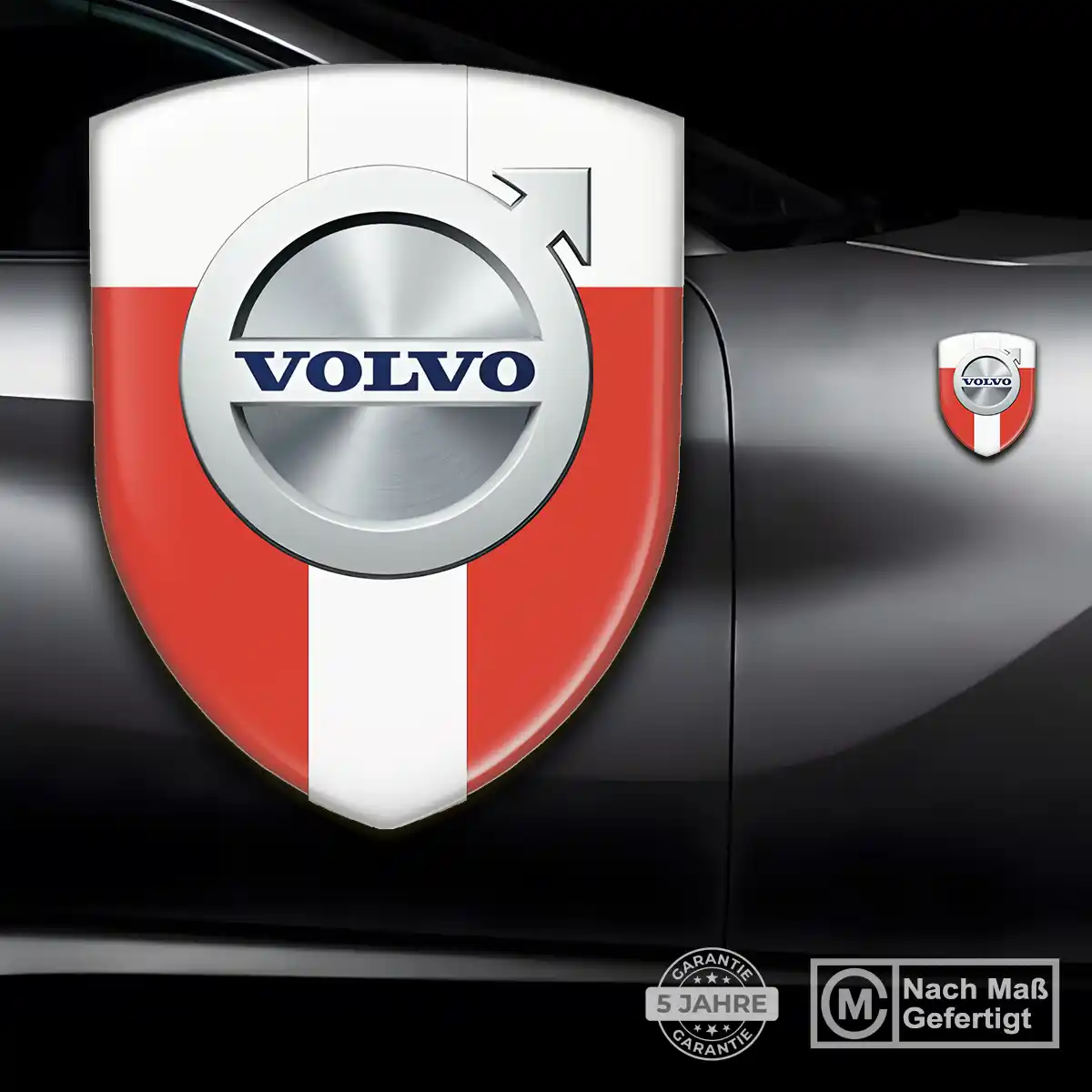 Volvo 3D Gel Aufkleber Silikon Tuningfahrzeug