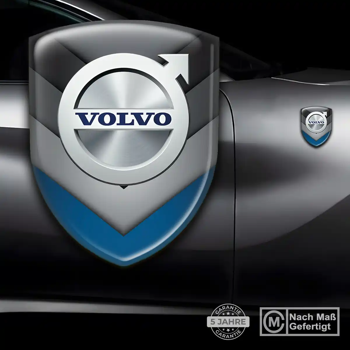 Volvo 3D Gel Aufkleber Stilvolles Design