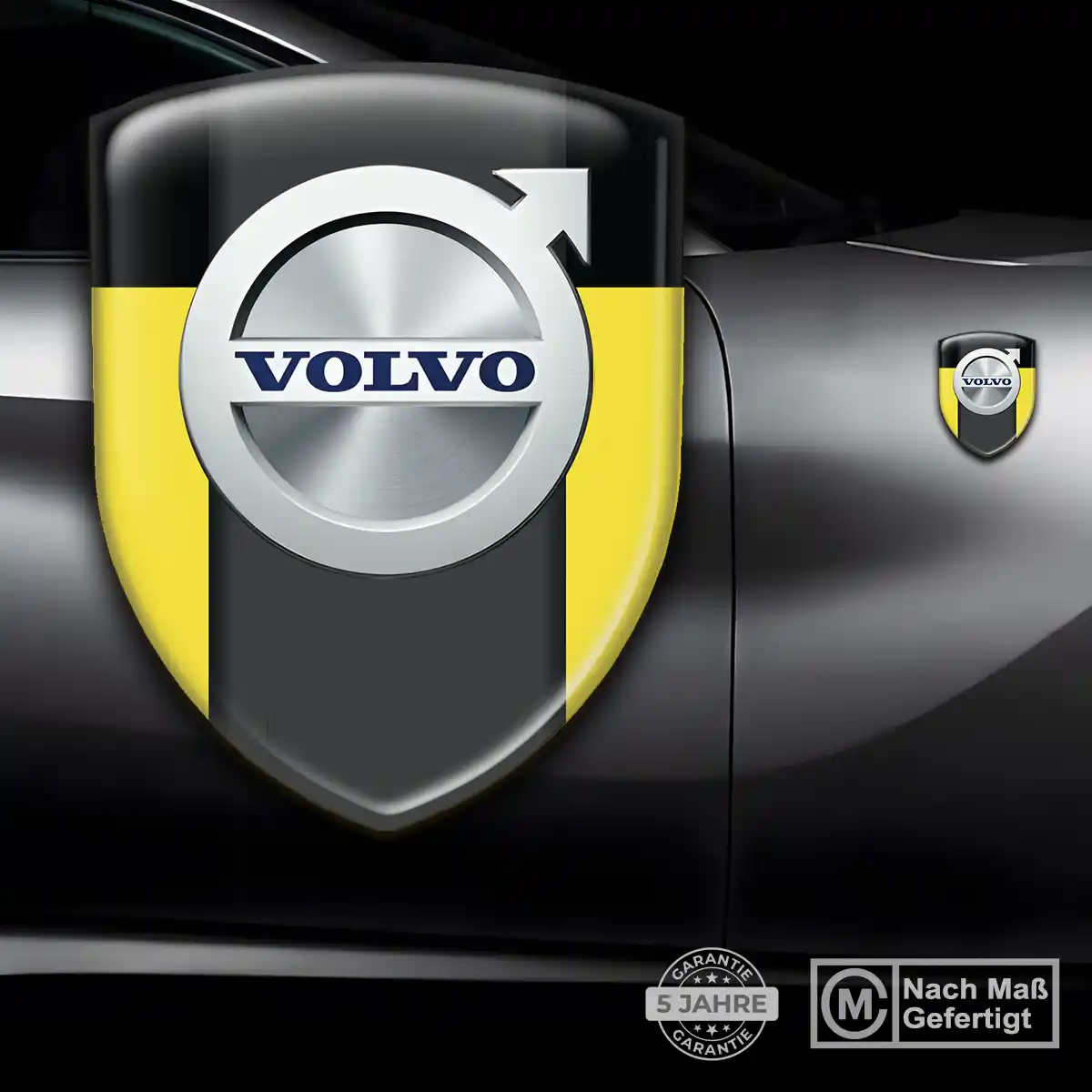 Volvo 3D Gel Aufkleber Tuningfahrzeug