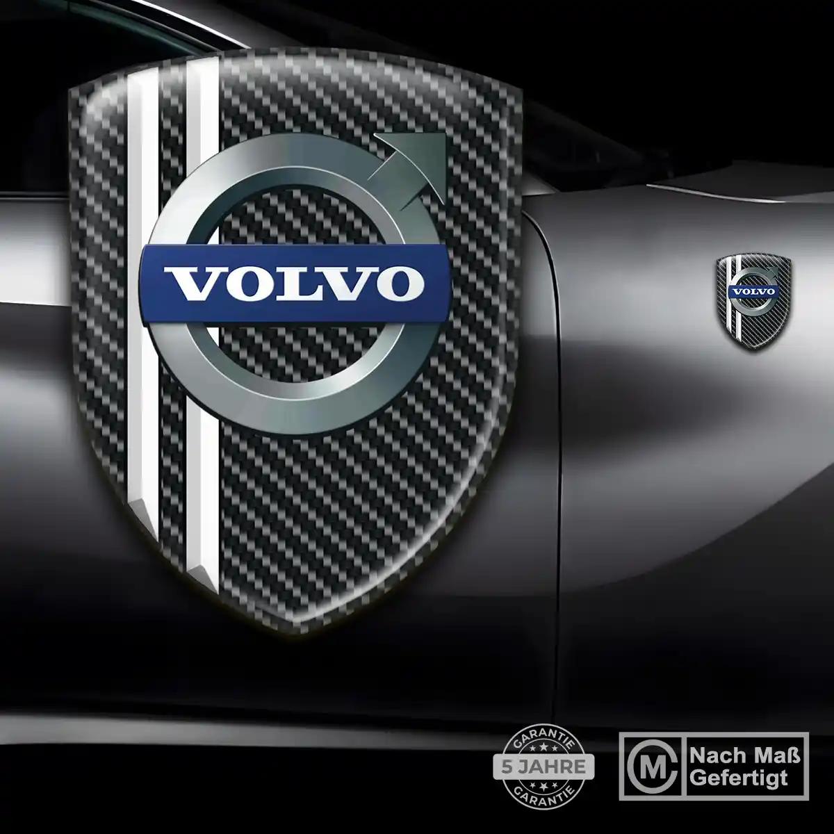 Volvo 3D Gel Aufkleber Wappen Ausdrucksstarkes Design