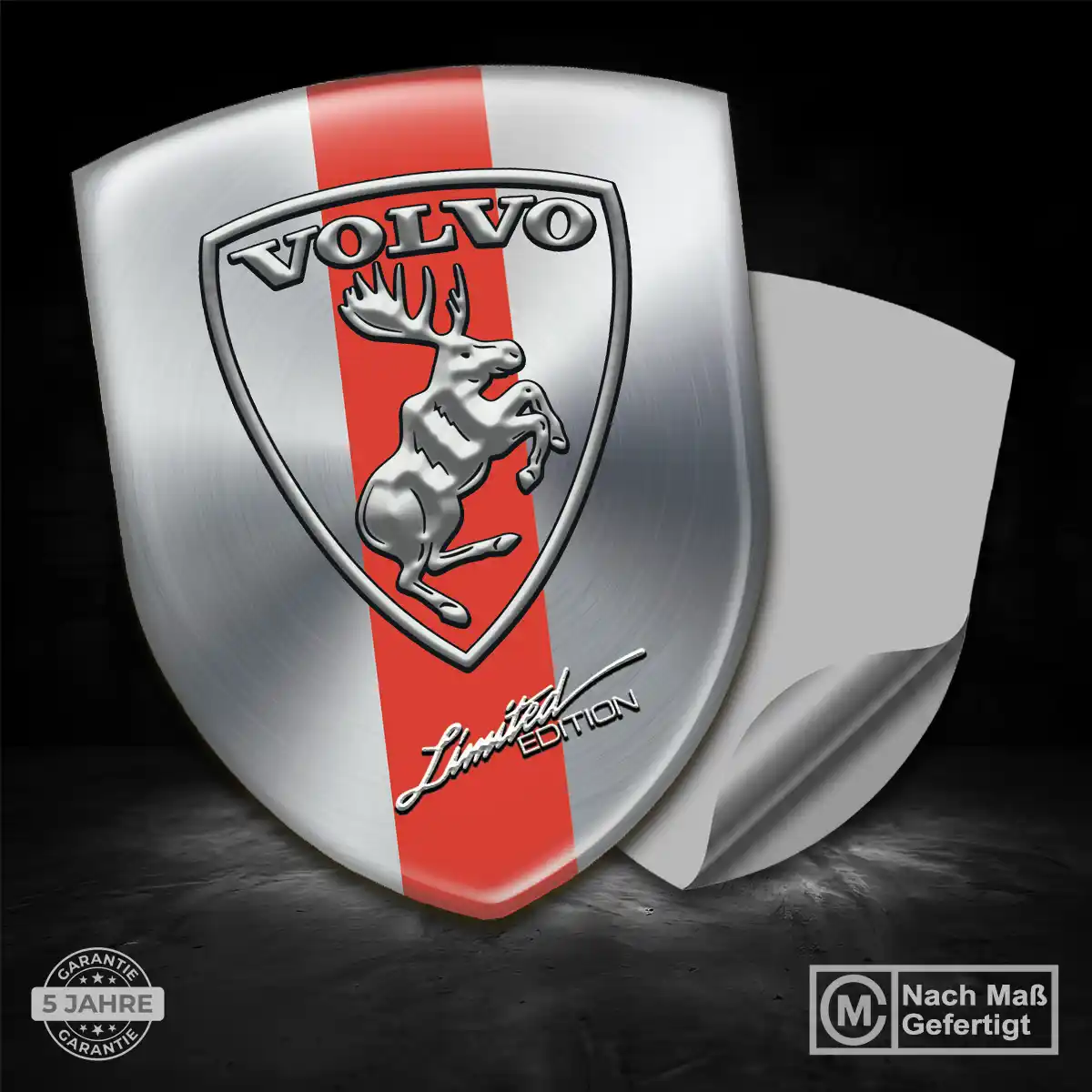 Volvo 3D Gel Aufkleber Wappen Auto Exterieurdesign