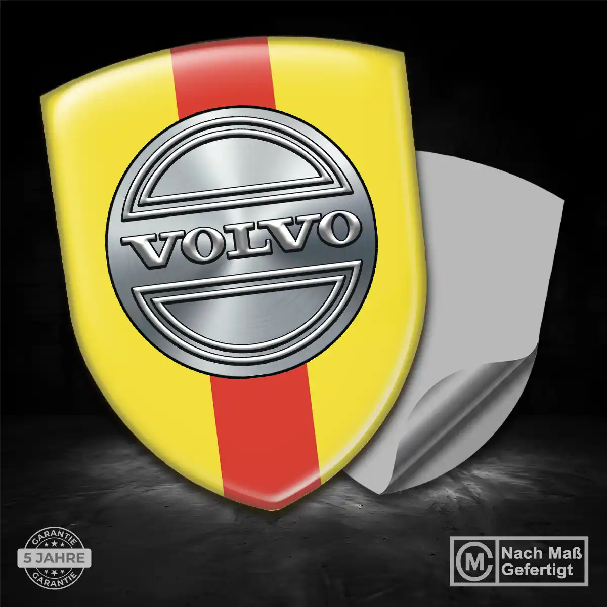 Volvo 3D Gel Aufkleber Wappen Auto Luxus-Edition