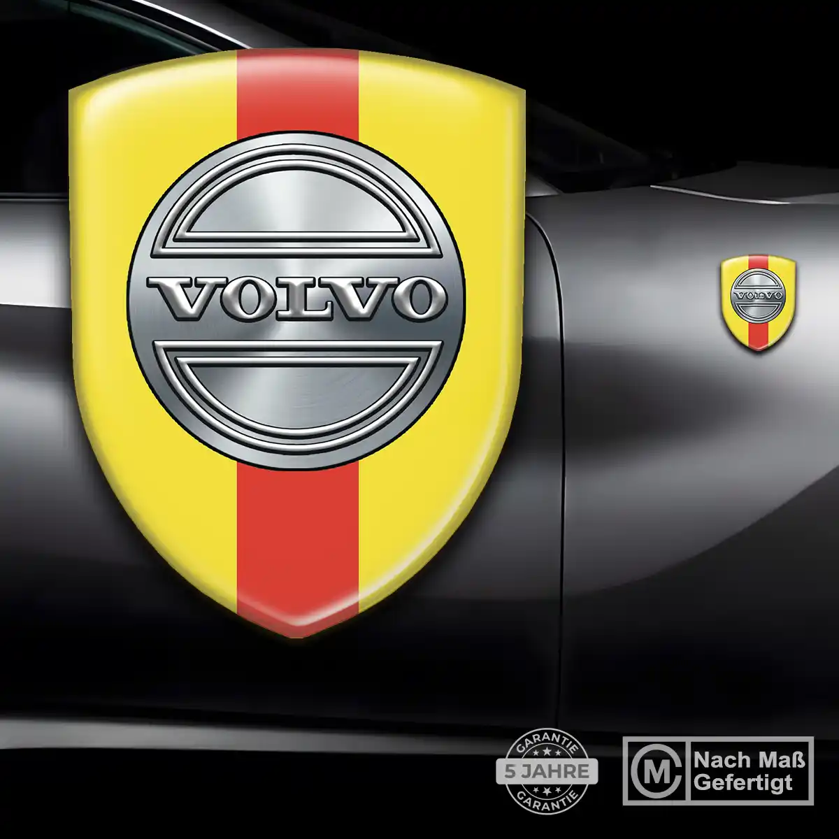 Volvo 3D Gel Aufkleber Wappen Auto Luxus-Edition