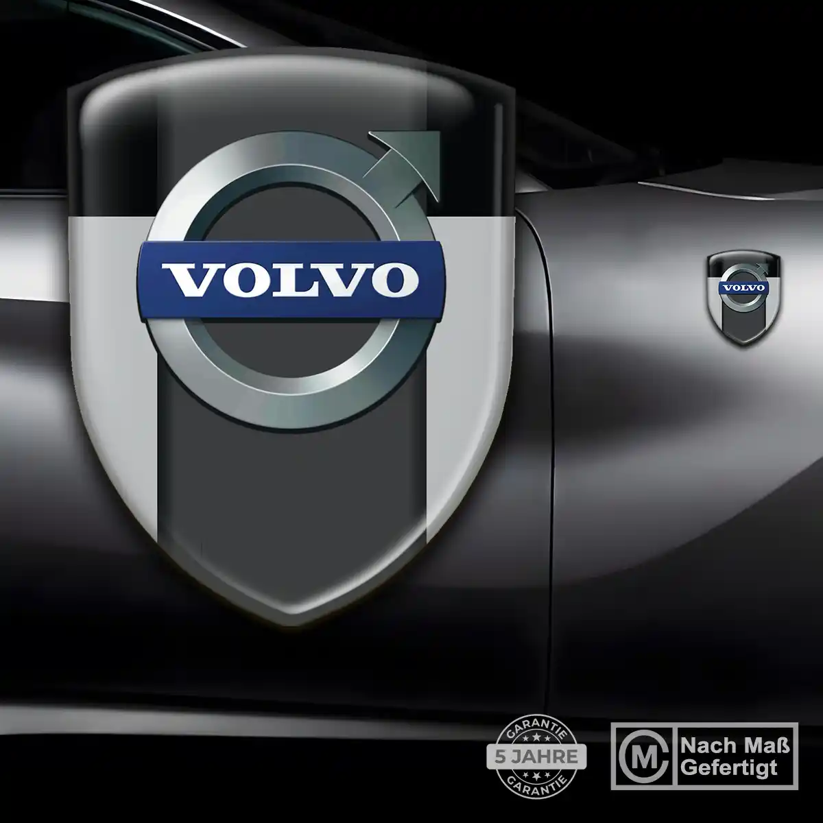 Volvo 3D Gel Aufkleber Wappen Auto Markenedition