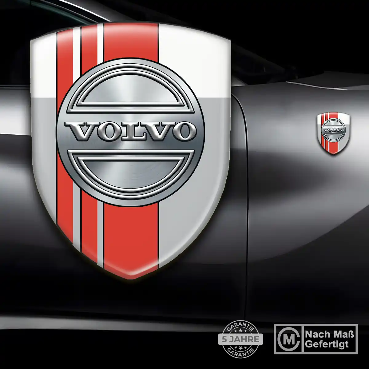 Volvo 3D Gel Aufkleber Wappen Auto Modernes Design