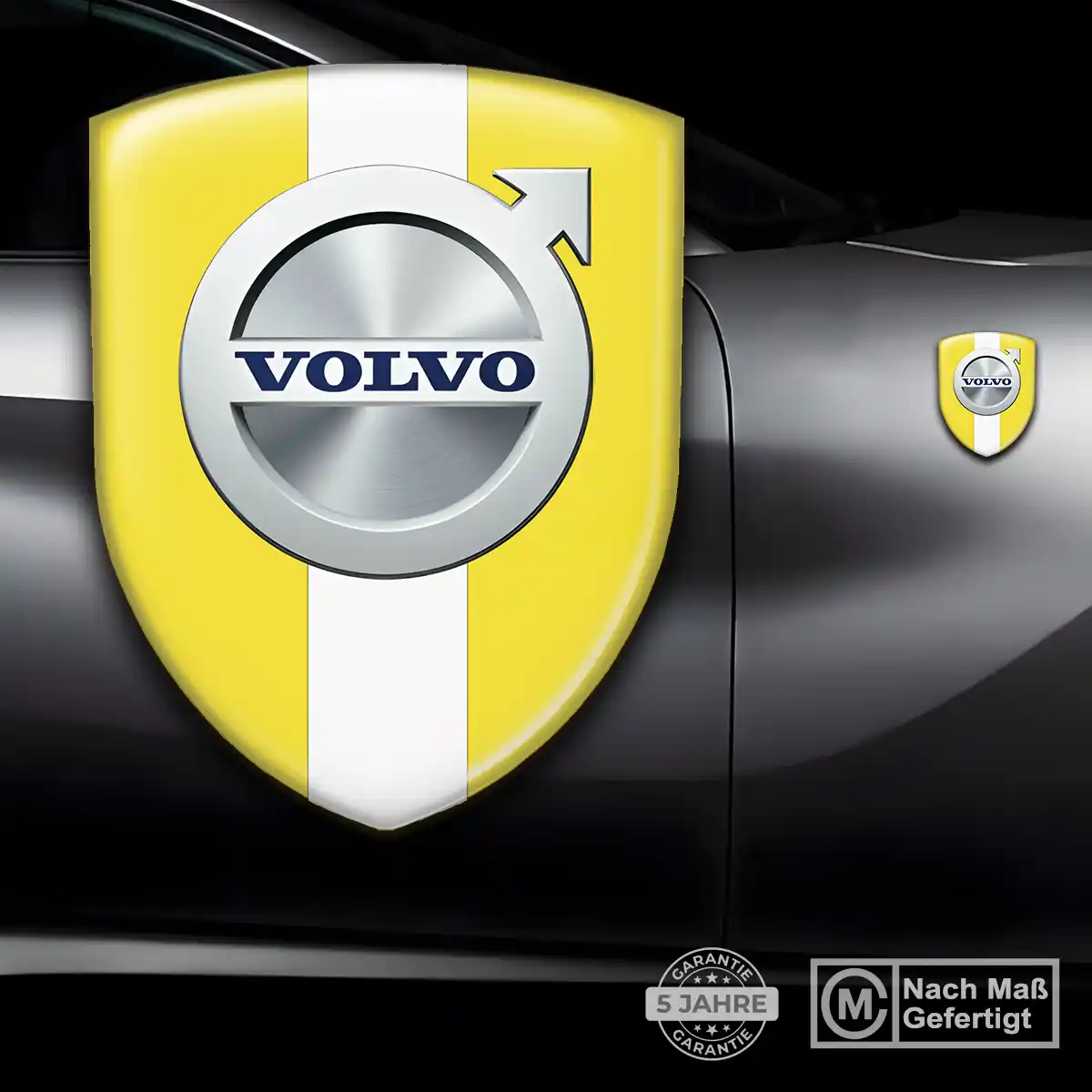 Volvo 3D Gel Aufkleber Wappen Auto Premiumqualität