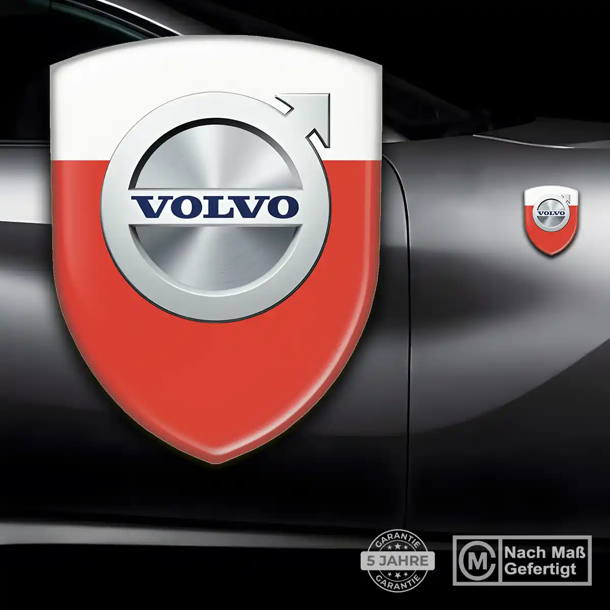 Volvo 3D Gel Aufkleber Wappen Auto Tuningfahrzeug