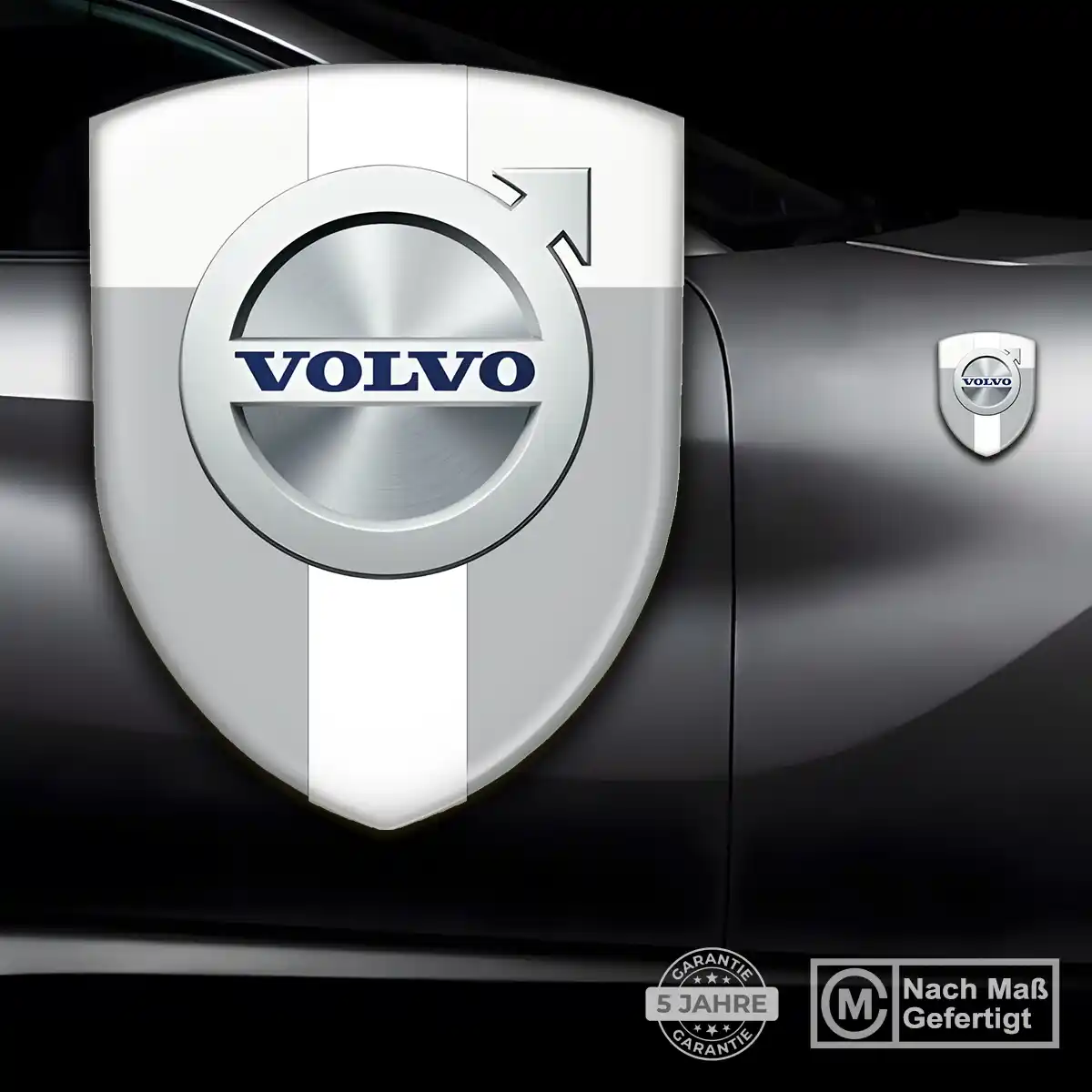 Volvo 3D Gel Aufkleber Wappen Edles Design