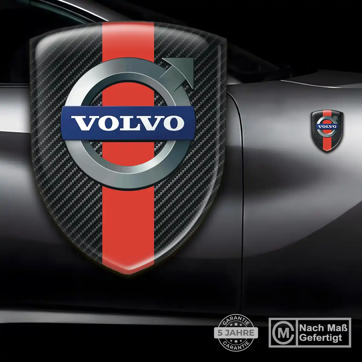 Volvo 3D Gel Aufkleber Wappen Erstklassige Qualität