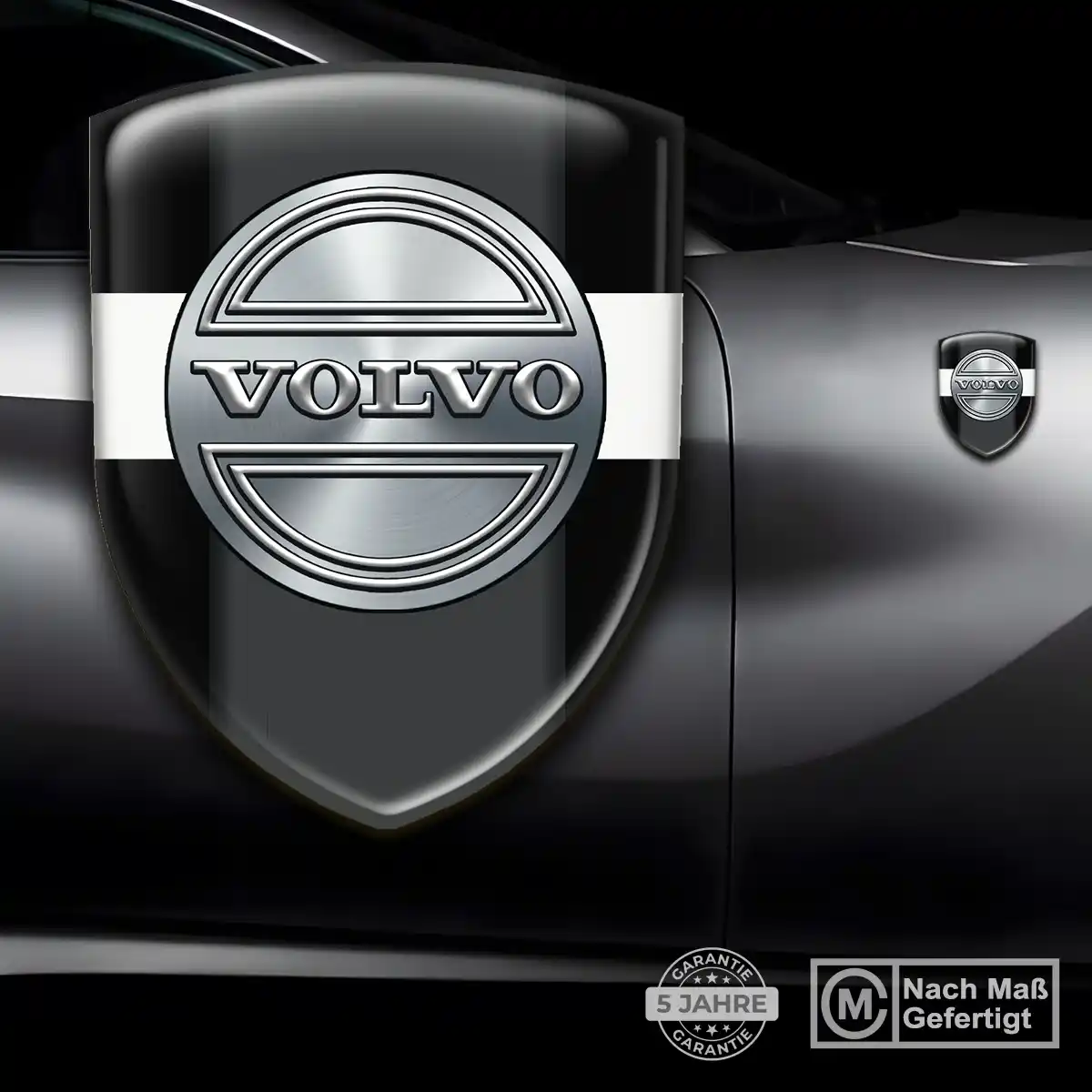 Volvo 3D Gel Aufkleber Wappen Premiumqualität