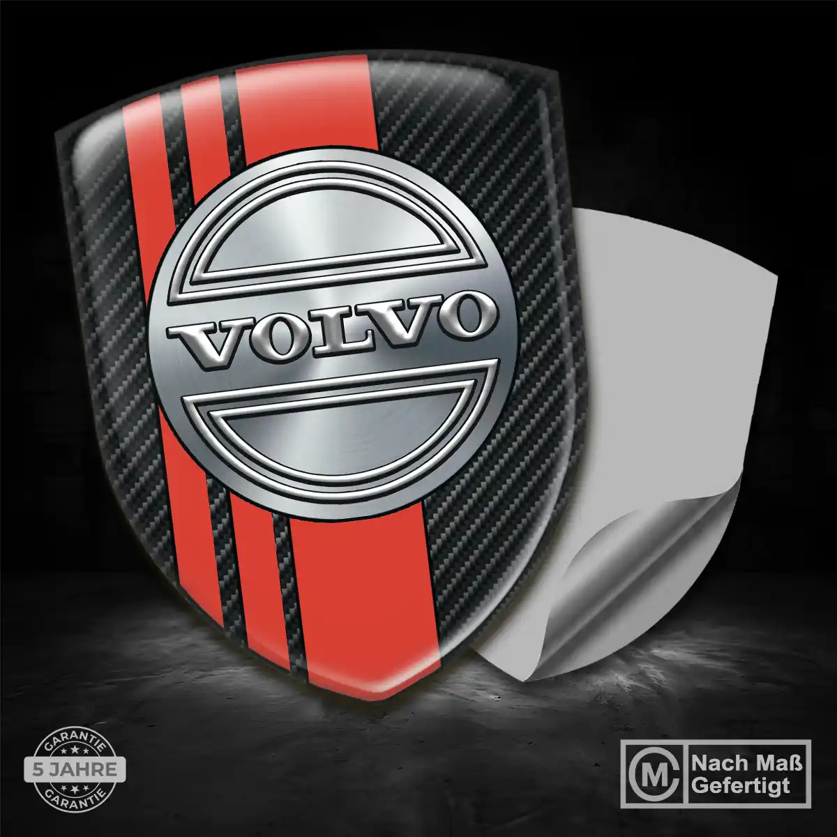 Volvo Aufkleber 3D Gel Emblem Anspruchsvolles Design