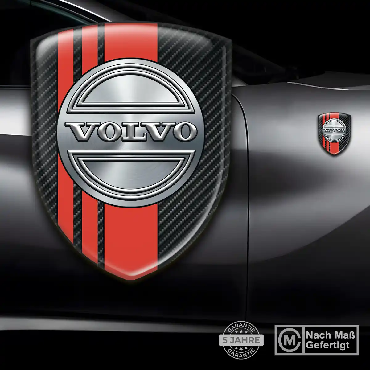 Volvo Aufkleber 3D Gel Emblem Anspruchsvolles Design