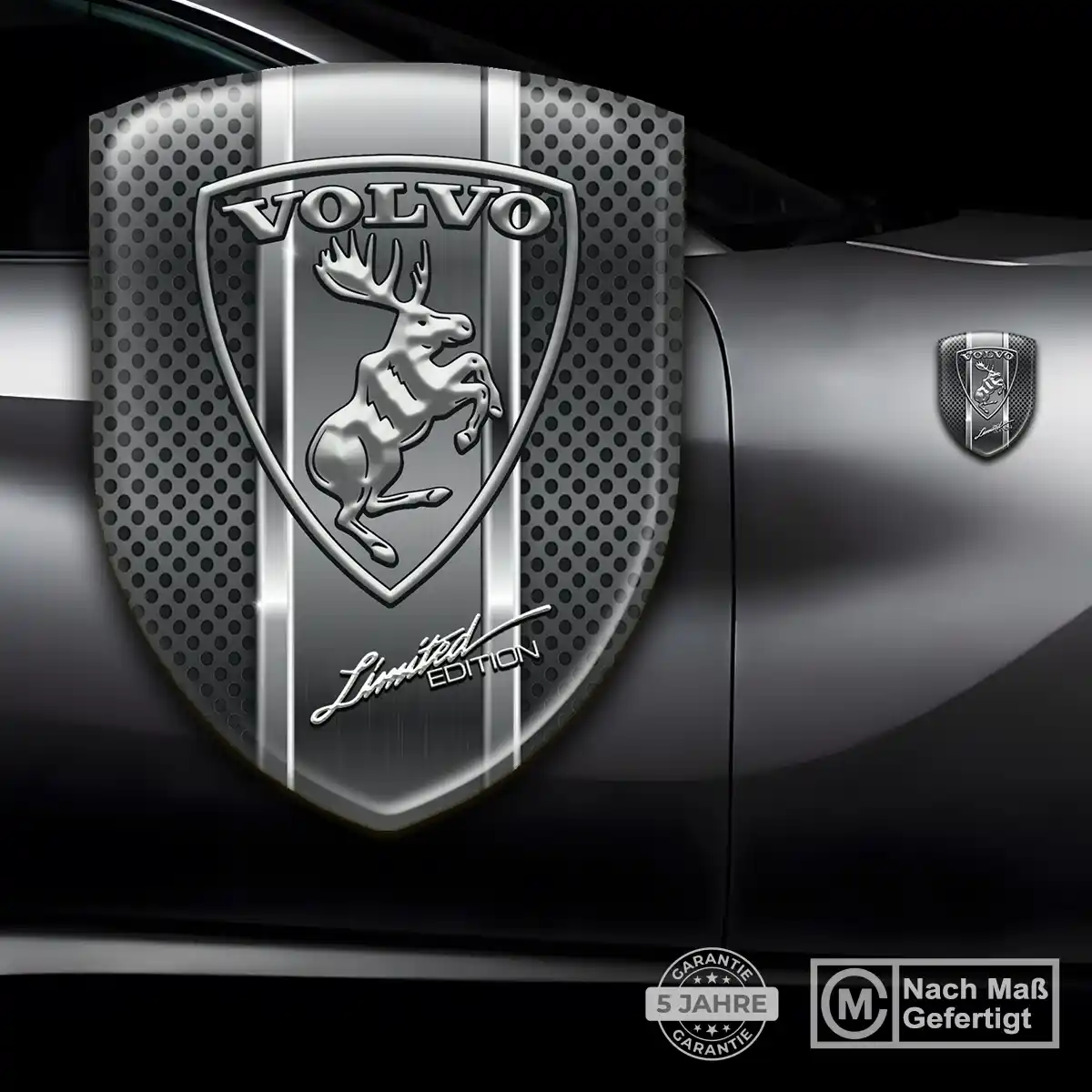 Volvo Aufkleber 3D Gel Emblem Auto Elegantes Design
