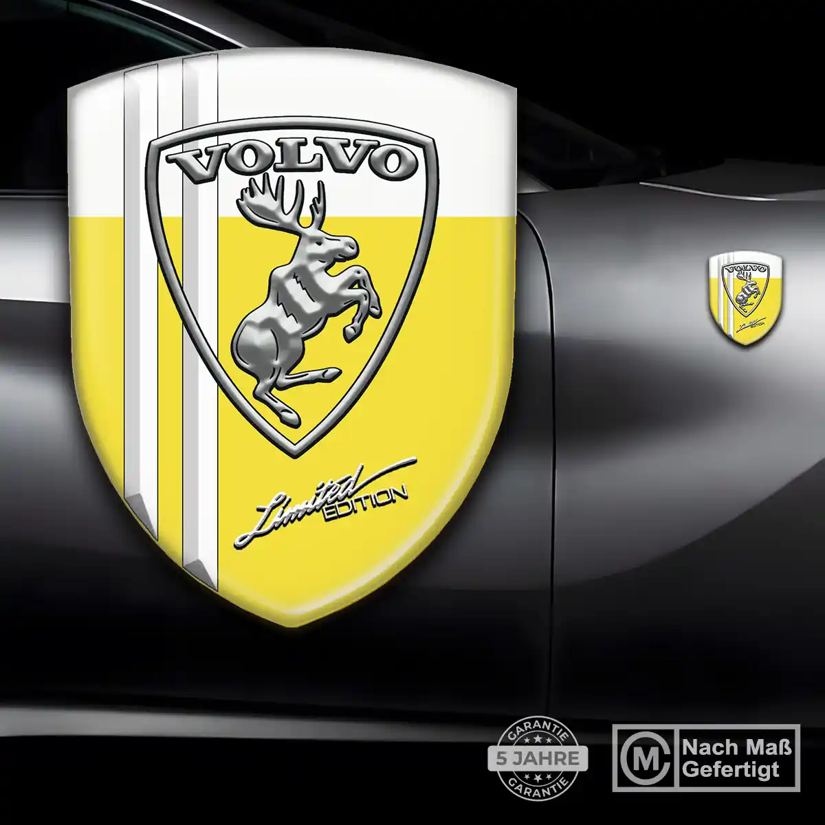 Volvo Aufkleber 3D Gel Emblem Auto Hochwertiges Harz