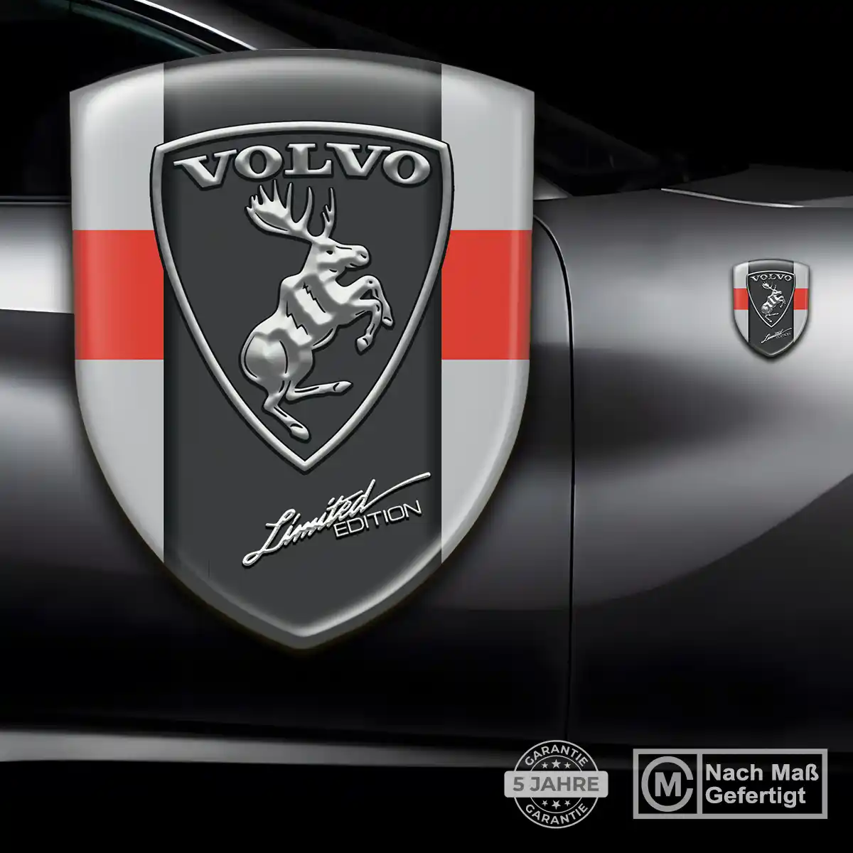 Volvo Aufkleber 3D Gel Emblem Auto Markenedition