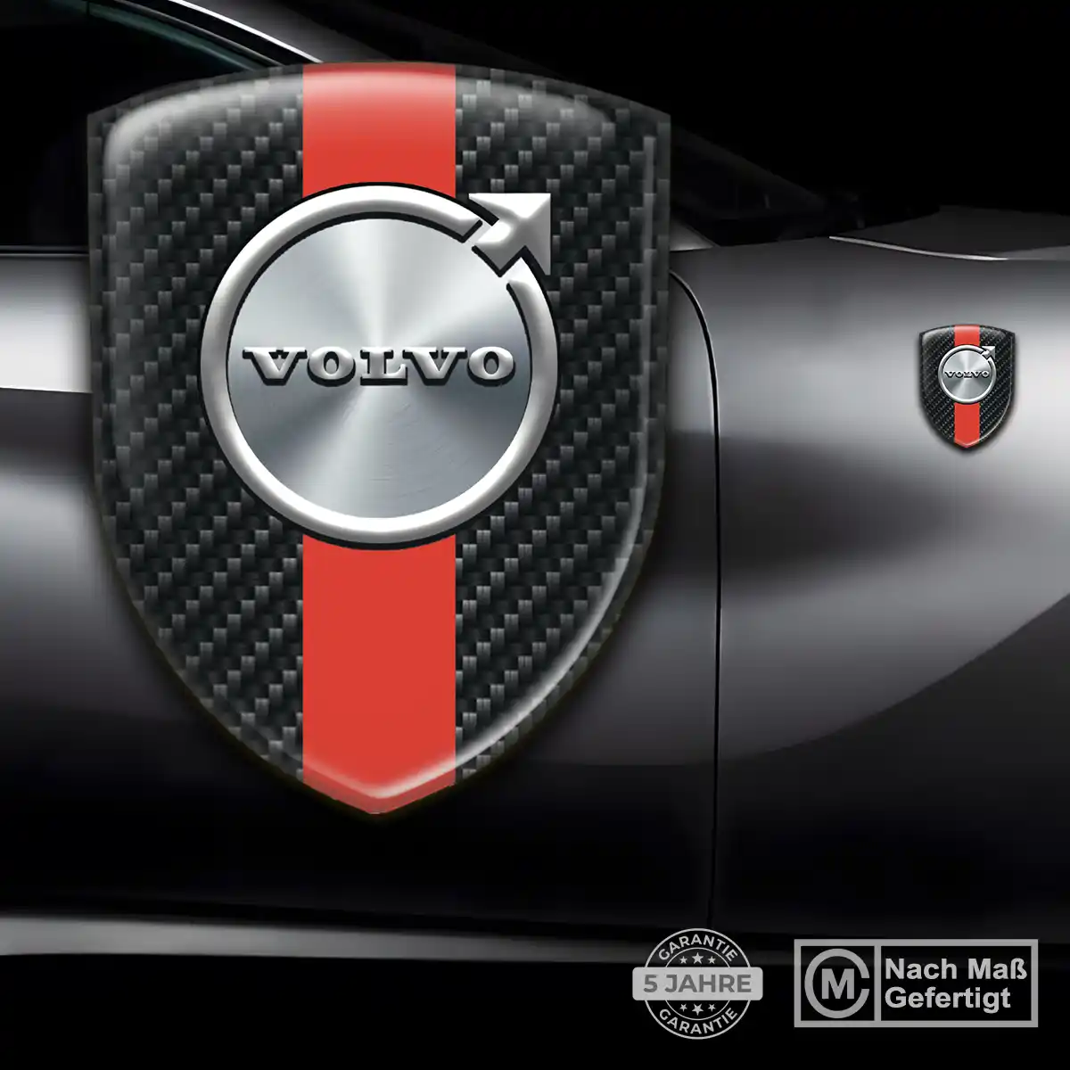 Volvo Aufkleber 3D Gel Emblem Edles Design