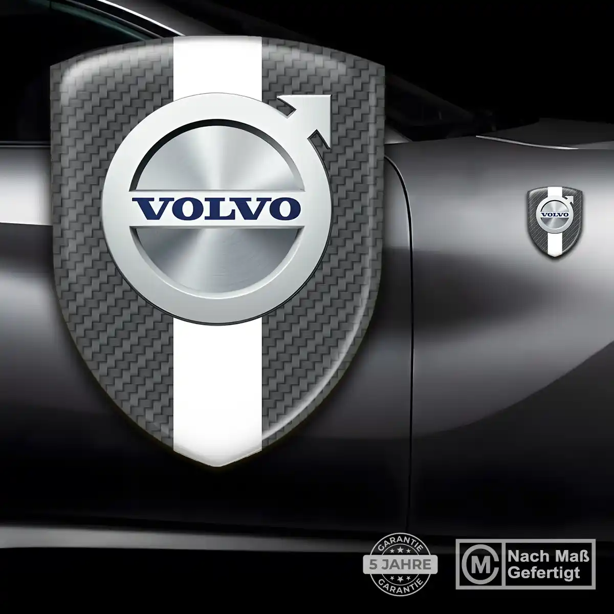 Volvo Aufkleber 3D Gel Emblem Elegantes Design