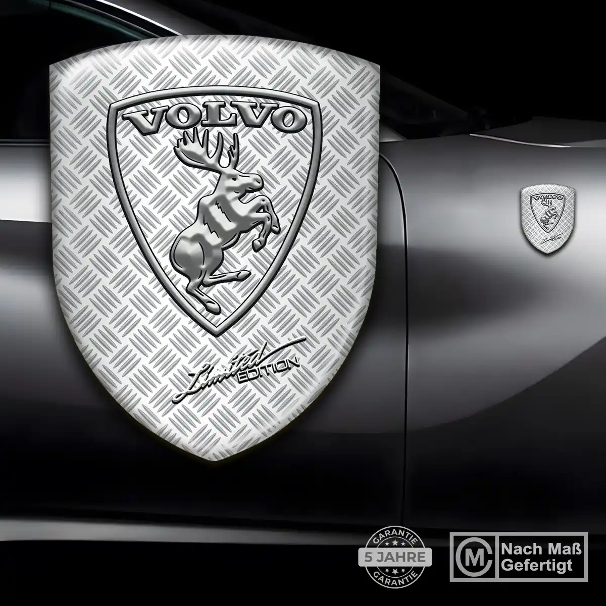 Volvo Aufkleber 3D Gel Emblem Hochwertiges Harz