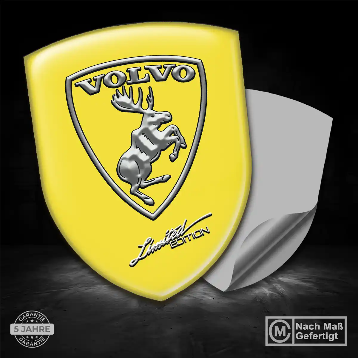Volvo Aufkleber 3D Gel Emblem Markenedition