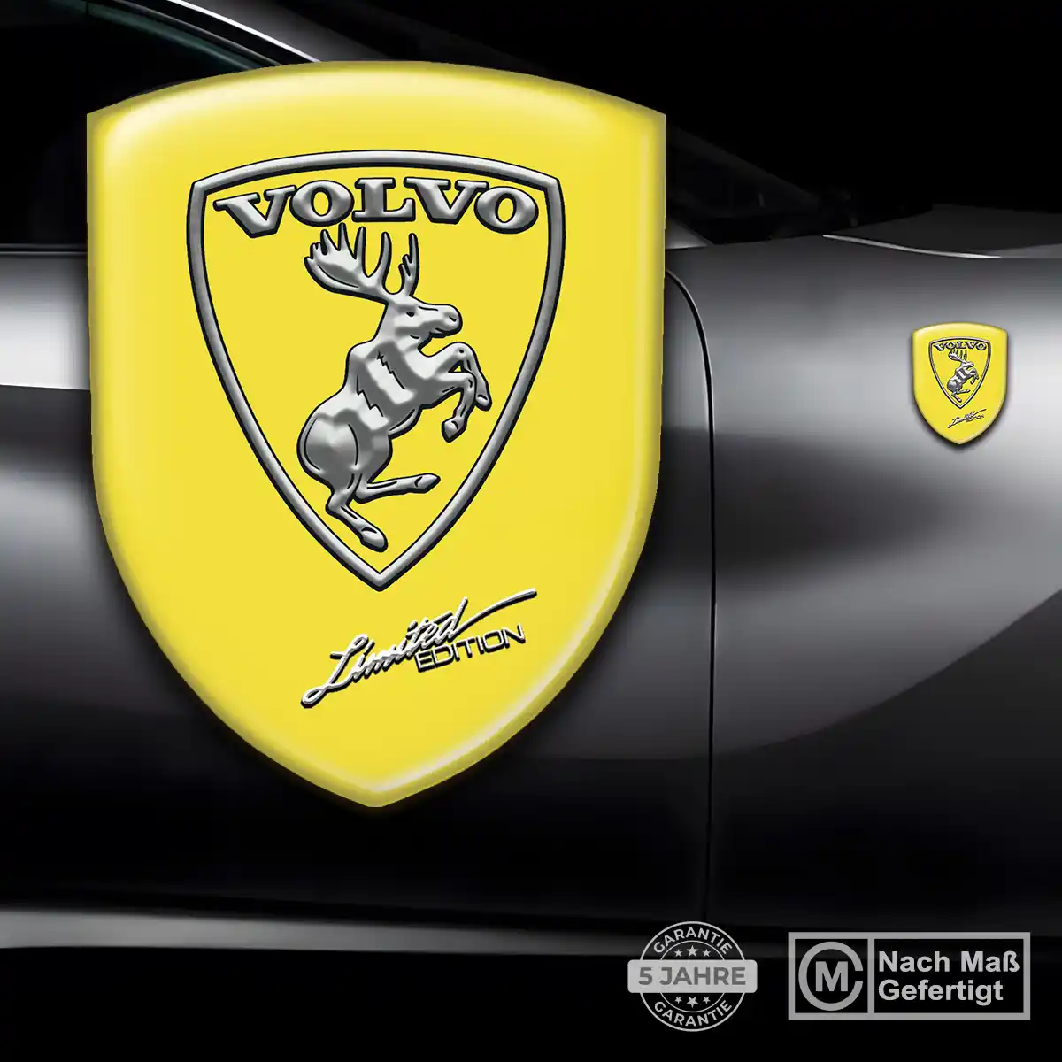 Volvo Aufkleber 3D Gel Emblem Markenedition