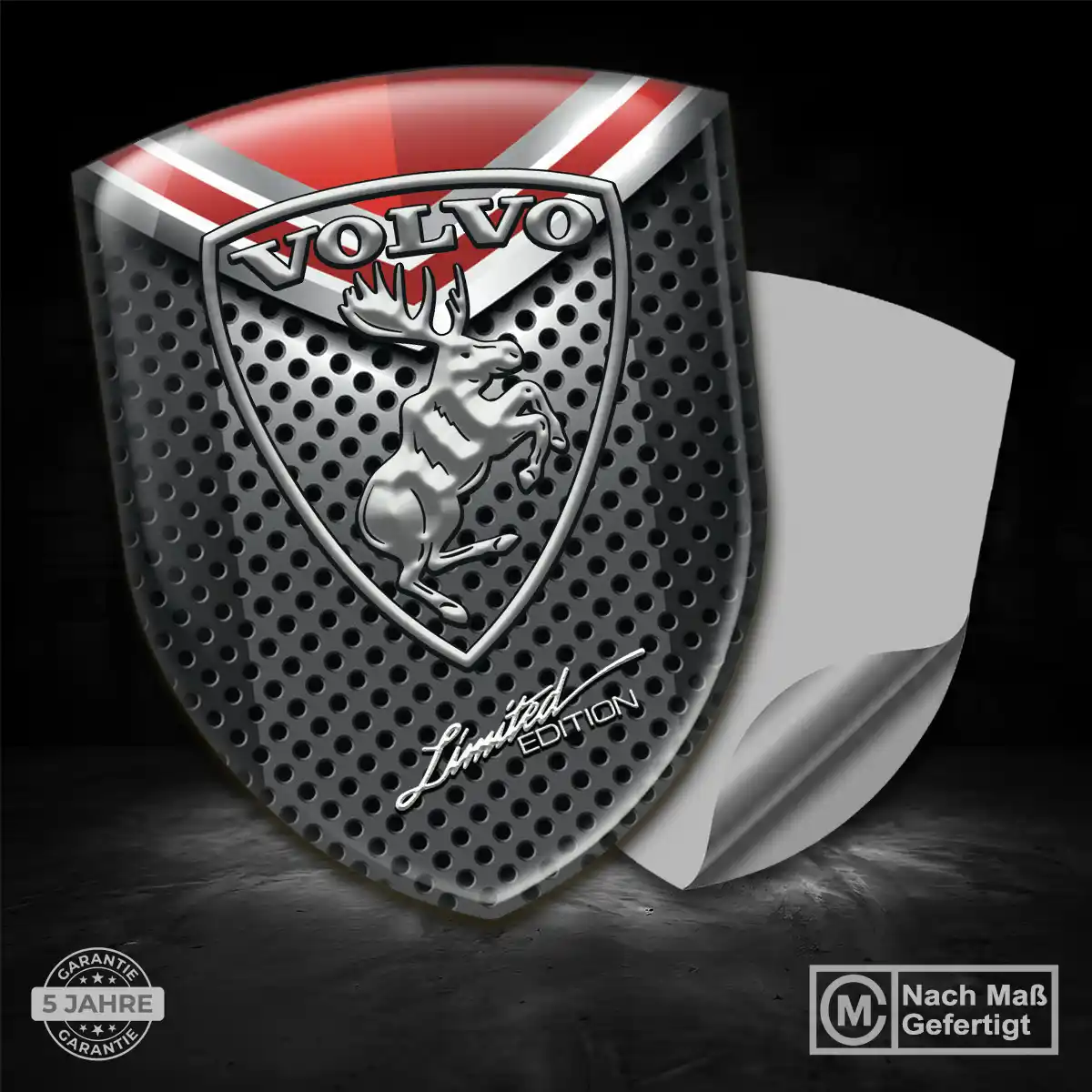 Volvo Aufkleber 3D Gel Emblem Modernes Design