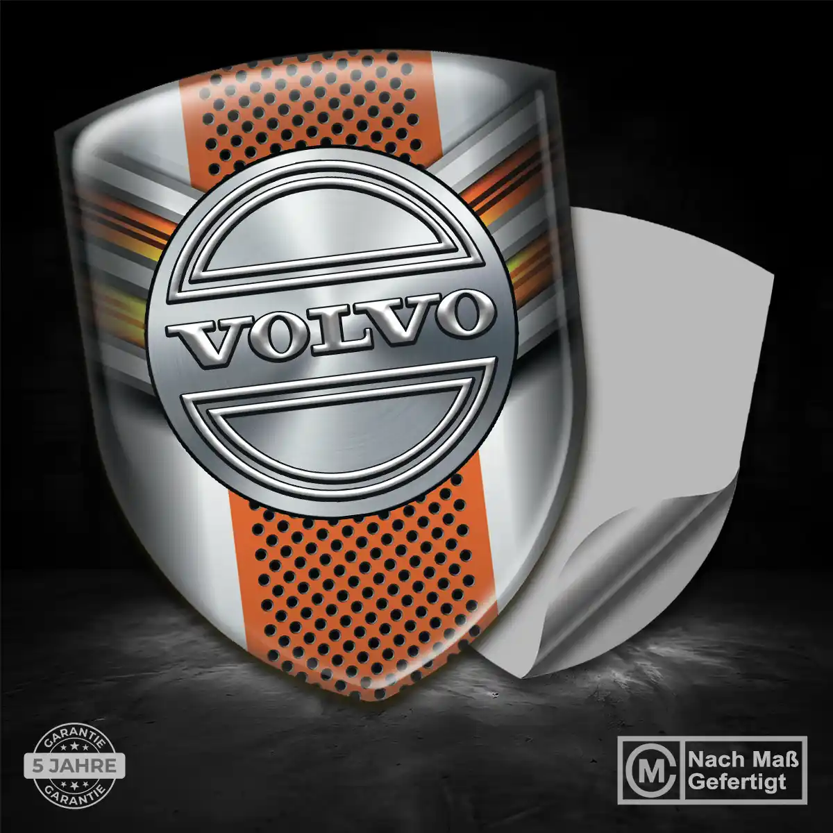 Volvo Aufkleber 3D Gel Emblem Stilvolles Design