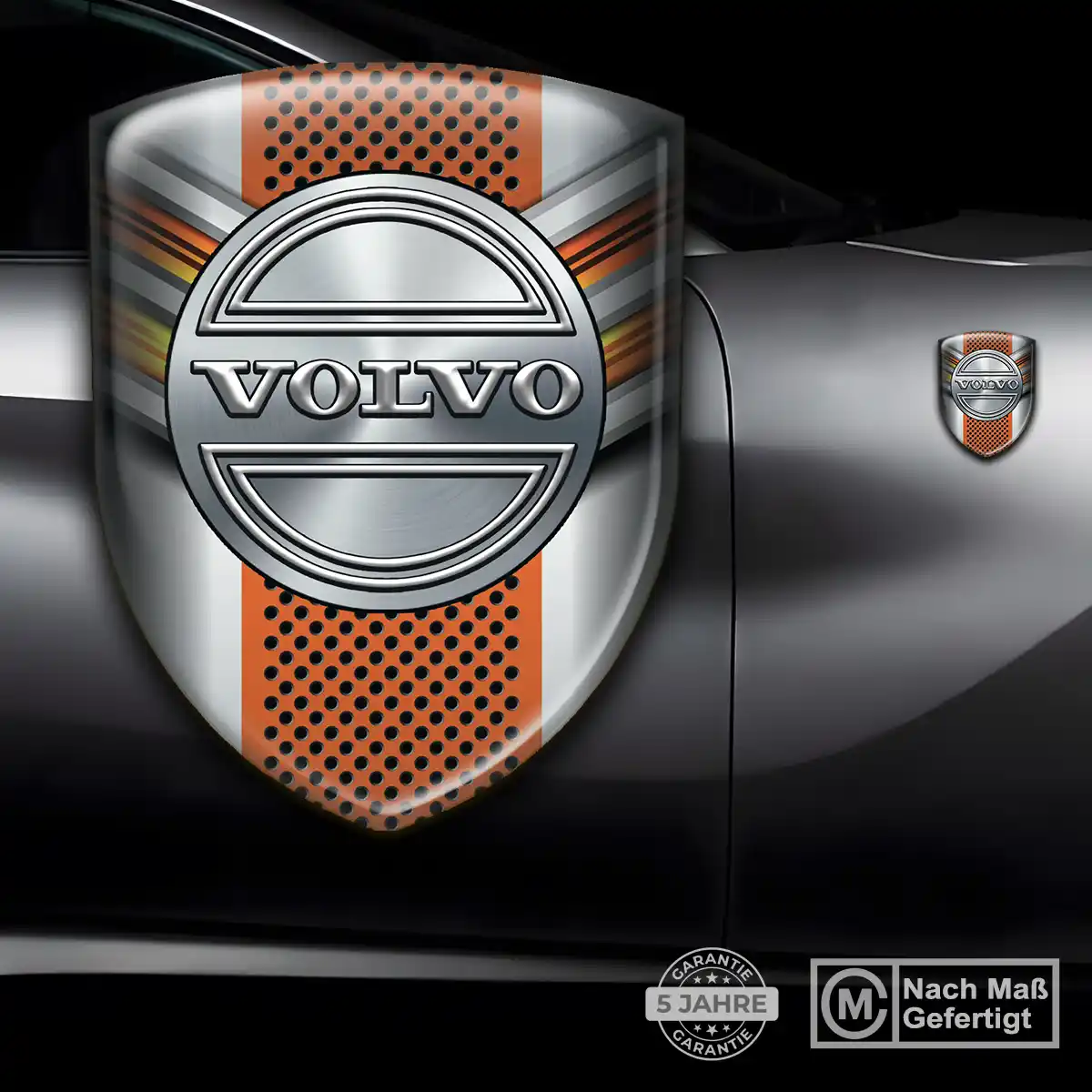 Volvo Aufkleber 3D Gel Emblem Stilvolles Design
