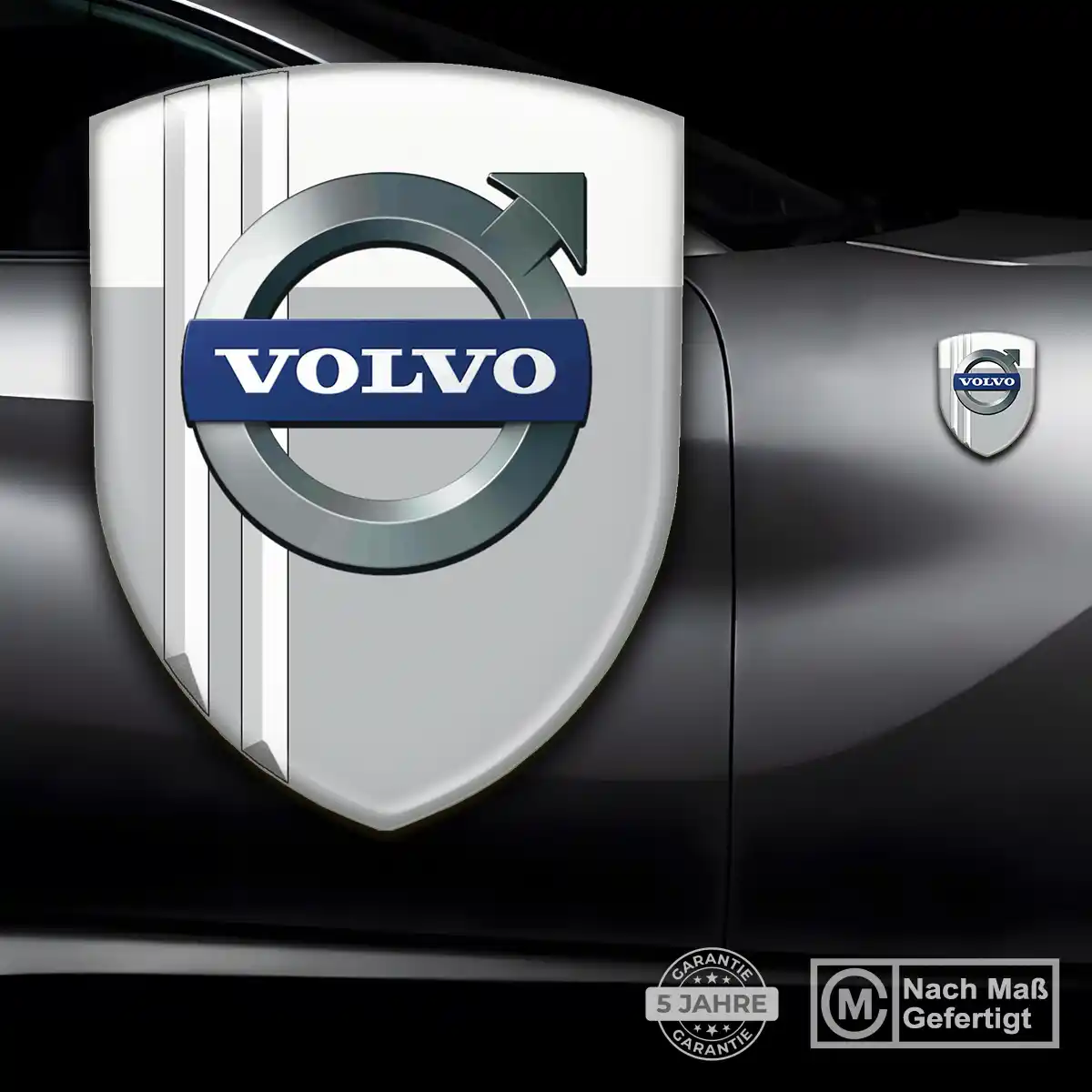 Volvo Aufkleber 3D Gel Embleme Auto Hochwertiges Harz