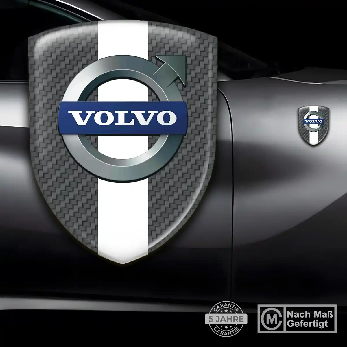 Volvo Aufkleber 3D Gel Embleme Auto Interieurdesign