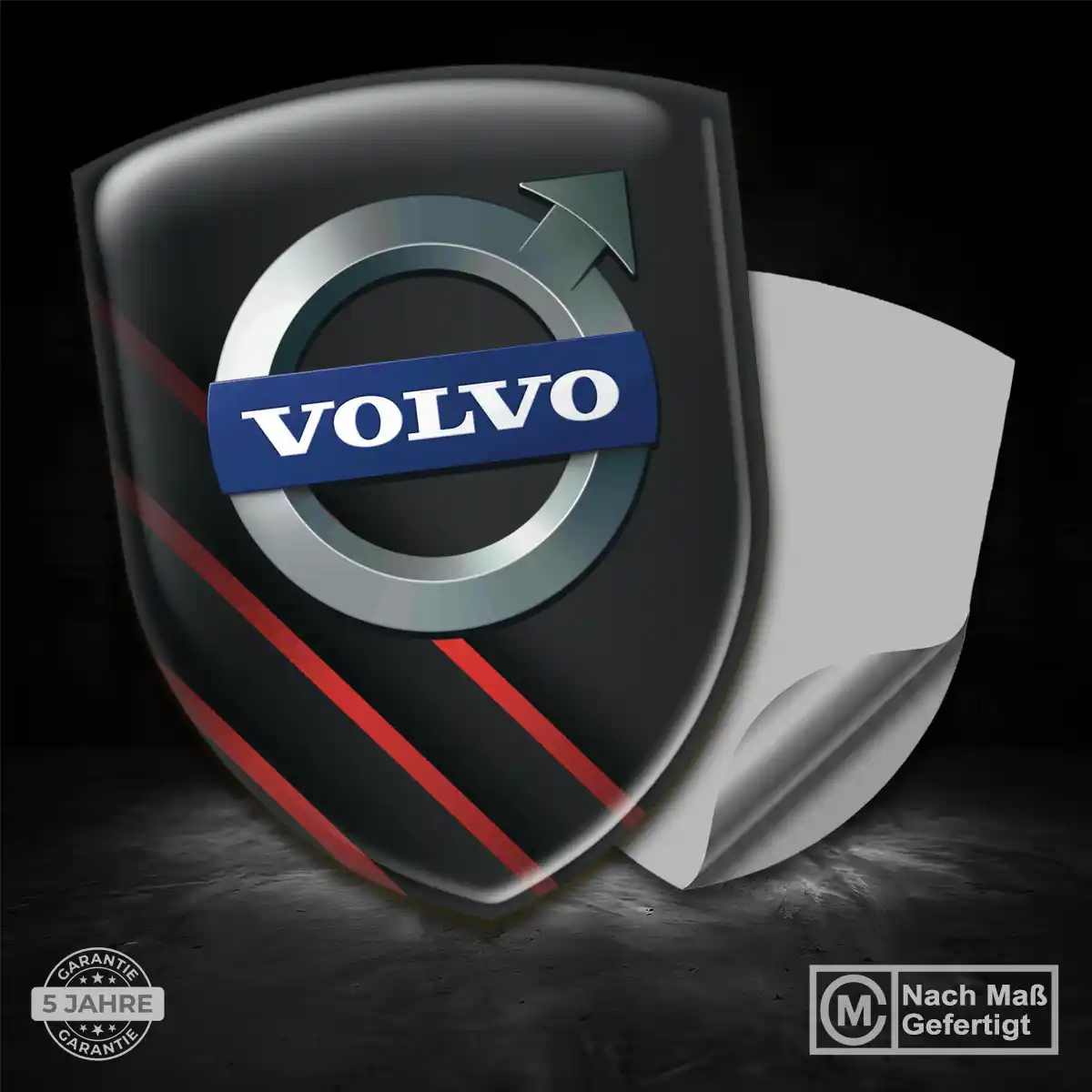 Volvo Aufkleber 3D Gel Embleme Interieurdesign