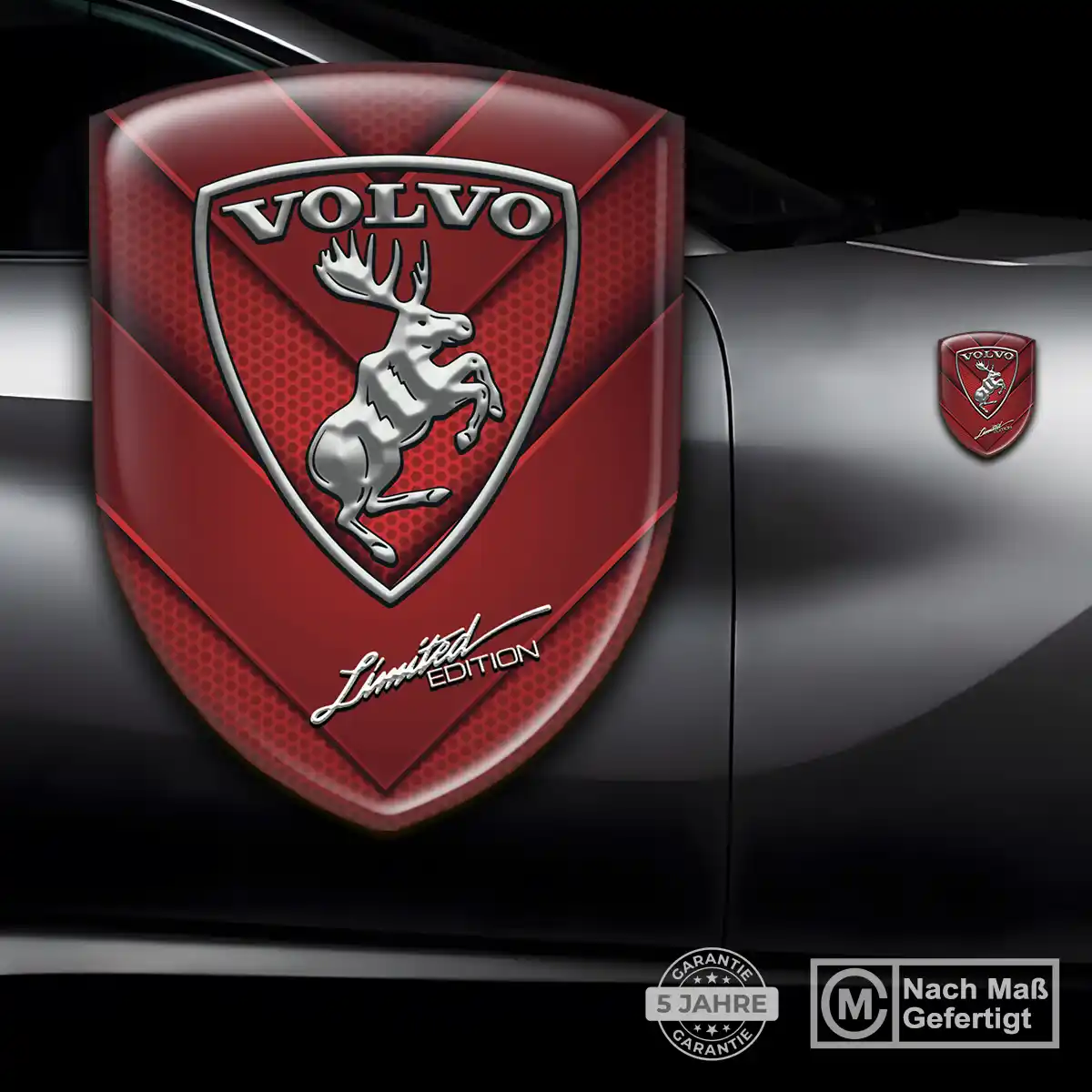 Volvo Aufkleber 3D Gel Embleme Limitierte Auflage