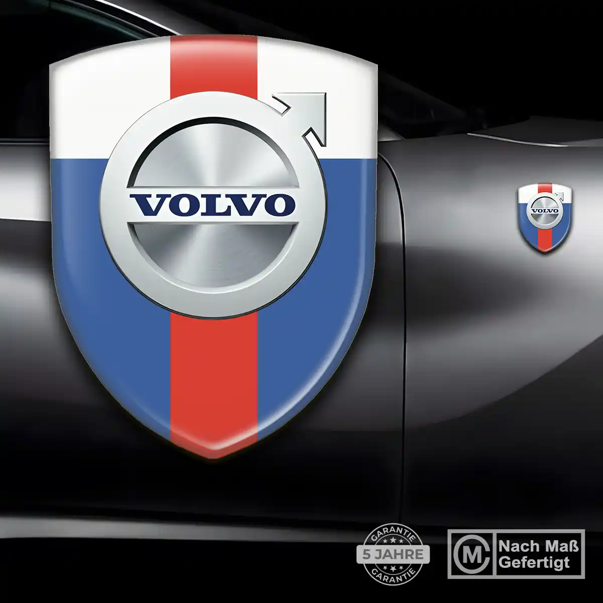 Volvo Aufkleber 3D Gel Silikon Auto Edles Design