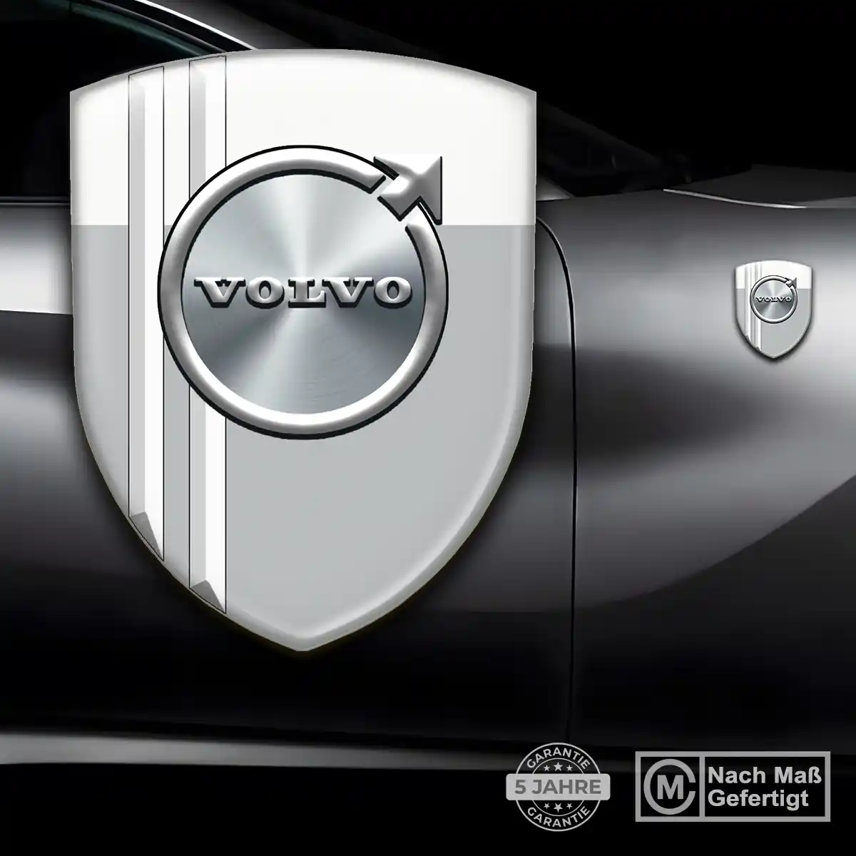 Volvo Aufkleber 3D Gel Silikon Auto Elegantes Design