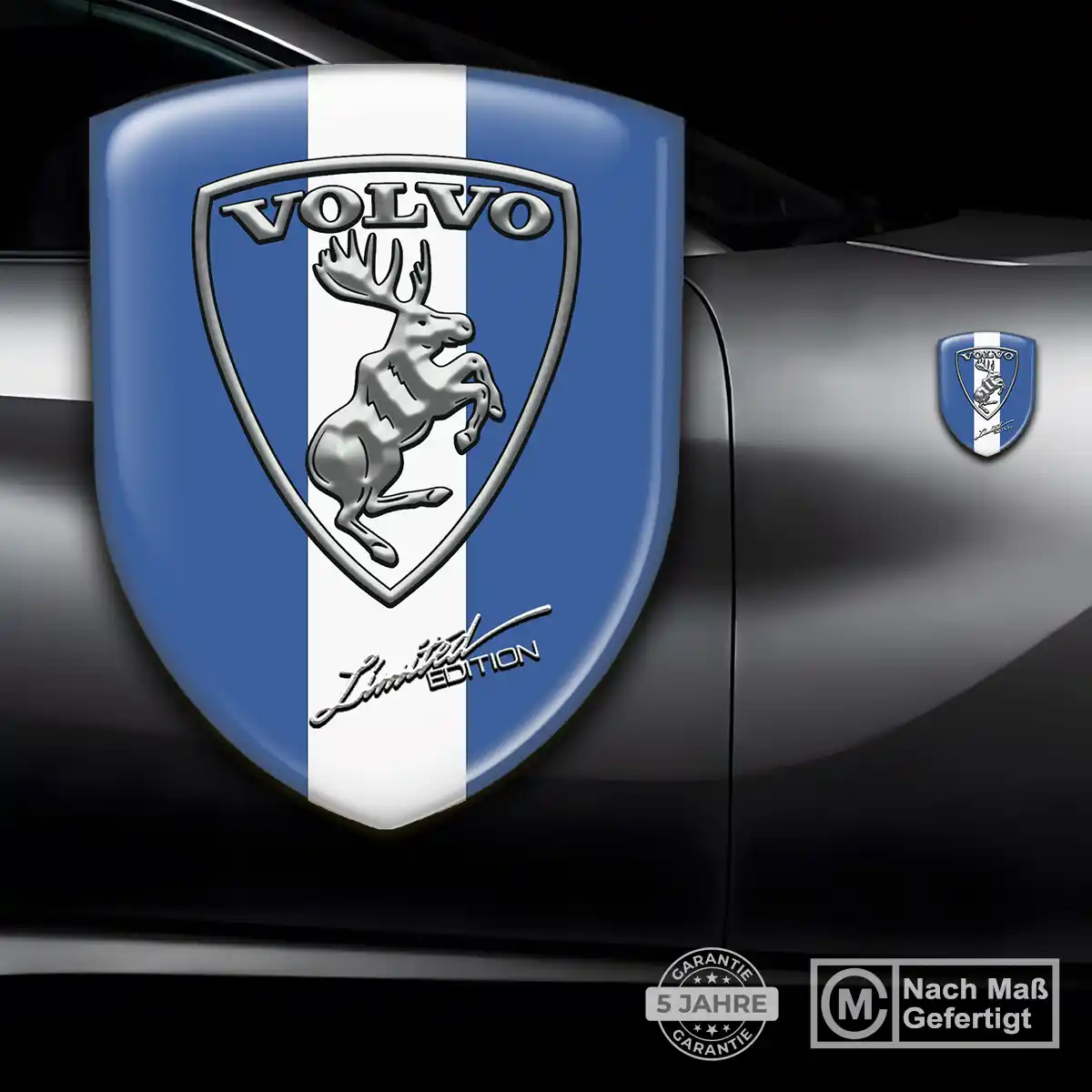 Volvo Aufkleber 3D Gel Silikon Auto Stilvolles Design