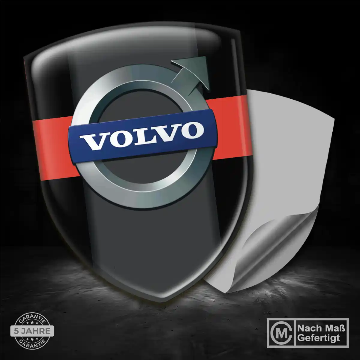 Volvo Aufkleber 3D Gel Silikon Auto Tuningfahrzeug