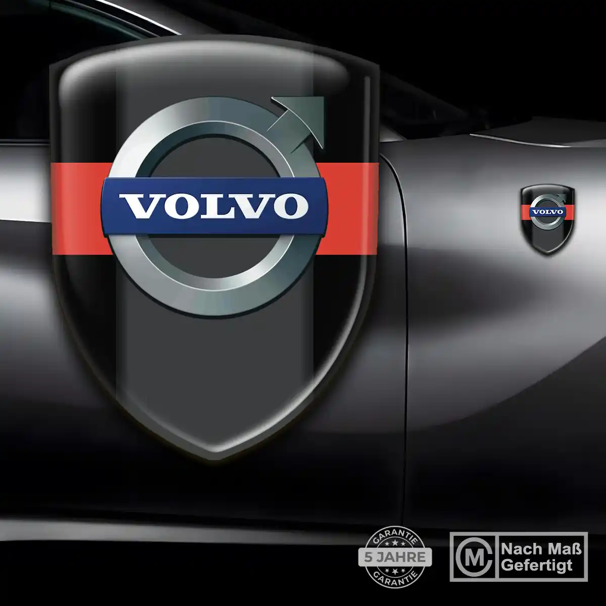 Volvo Aufkleber 3D Gel Silikon Auto Tuningfahrzeug