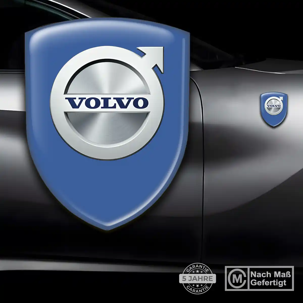 Volvo Aufkleber 3D Gel Silikon Elegantes Design