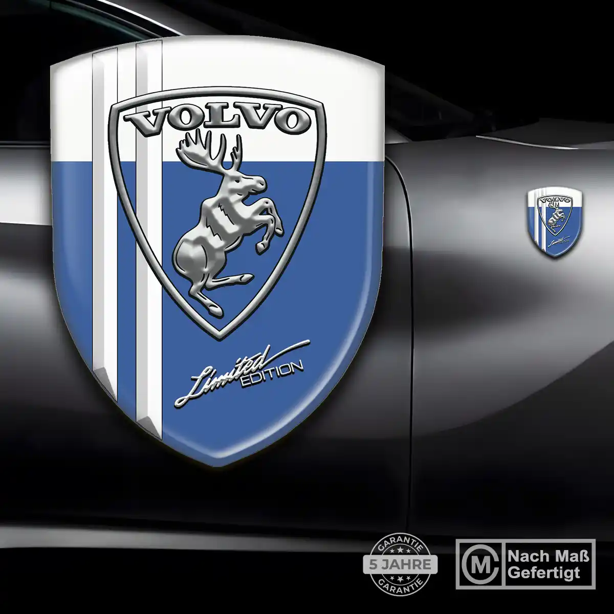 Volvo Aufkleber 3D Gel Silikon Markenedition