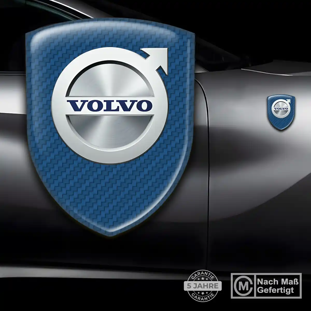 Volvo Aufkleber 3D Gel Silikon Premium-Edition