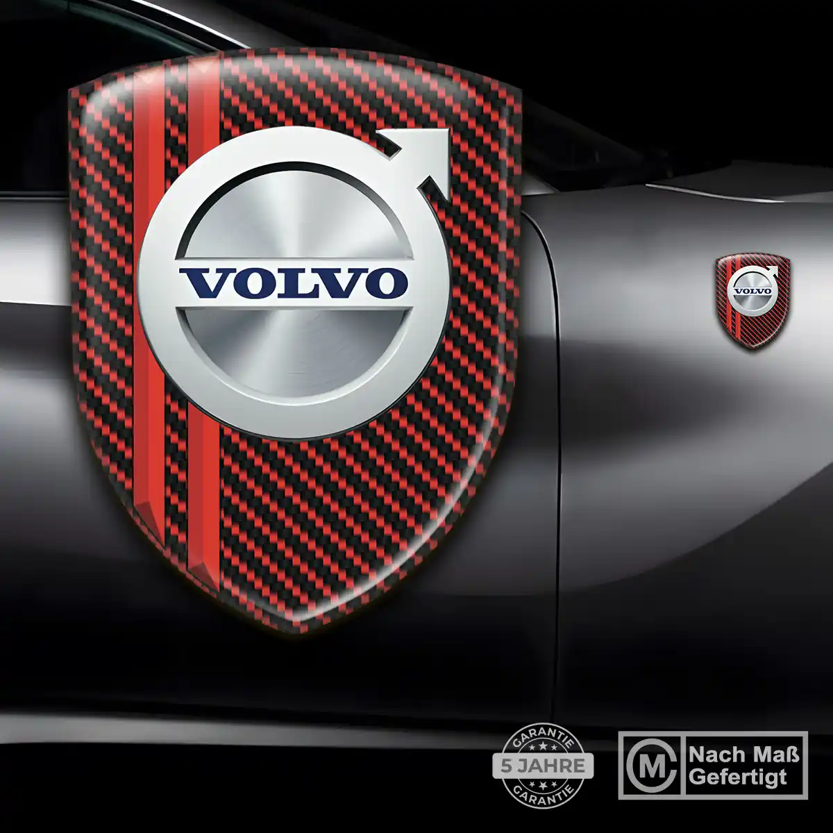 Volvo Aufkleber 3D Gel Silikon Premiumqualität