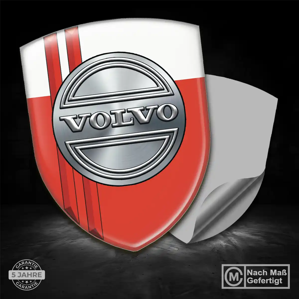 Volvo Aufkleber 3D Gel Silikon Stilvolles Design