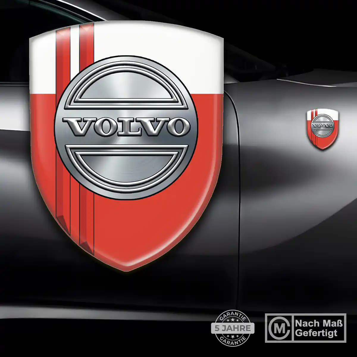 Volvo Aufkleber 3D Gel Silikon Stilvolles Design