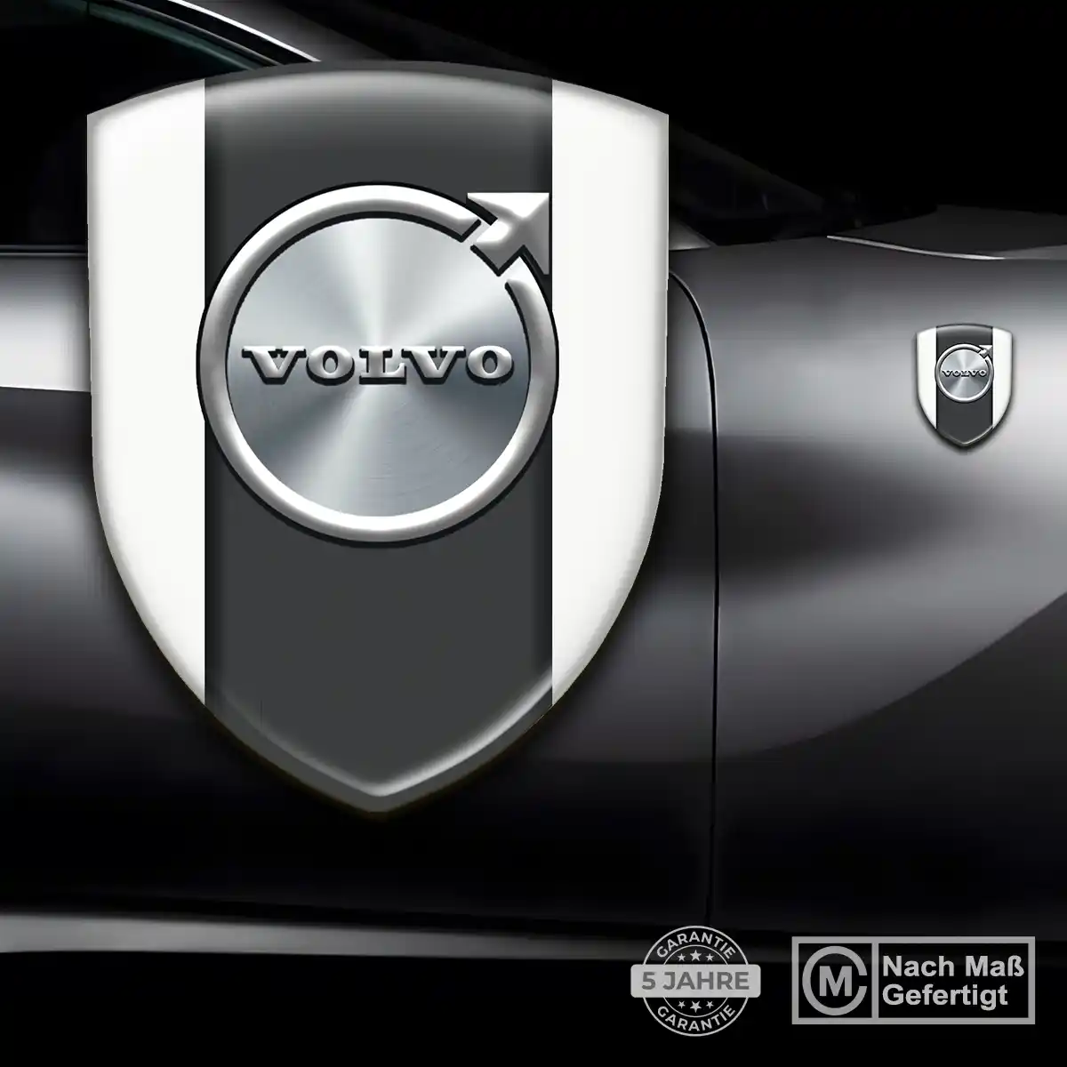 Volvo Aufkleber 3D Gel Silikon Tuningfahrzeug