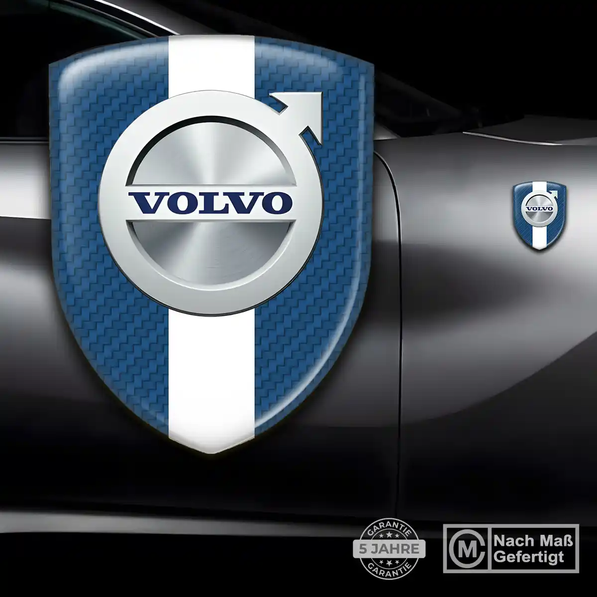 Volvo Aufkleber 3D Gel Wappen Auto Elegantes Design