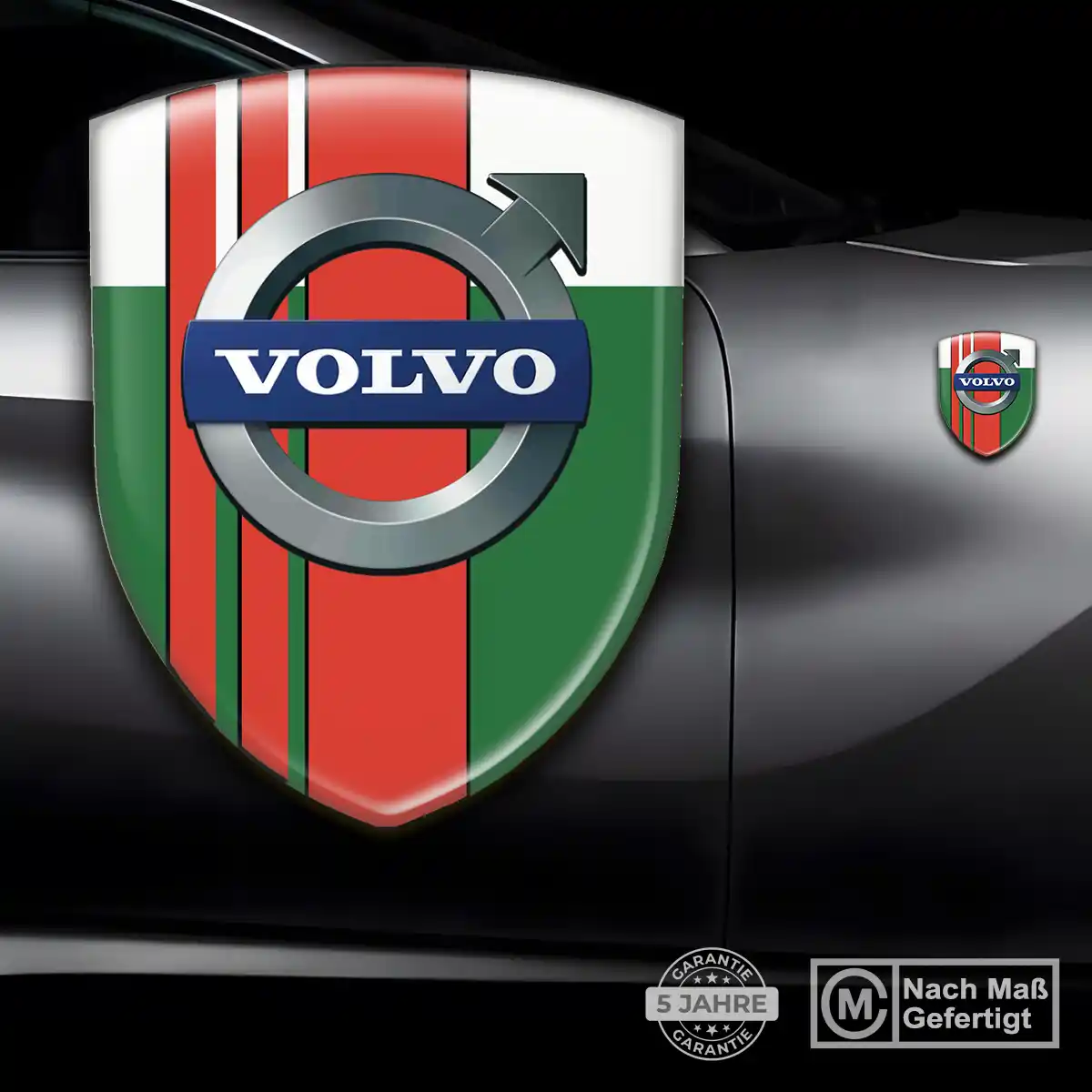 Volvo Aufkleber 3D Gel Wappen Auto Hochwertiges Harz