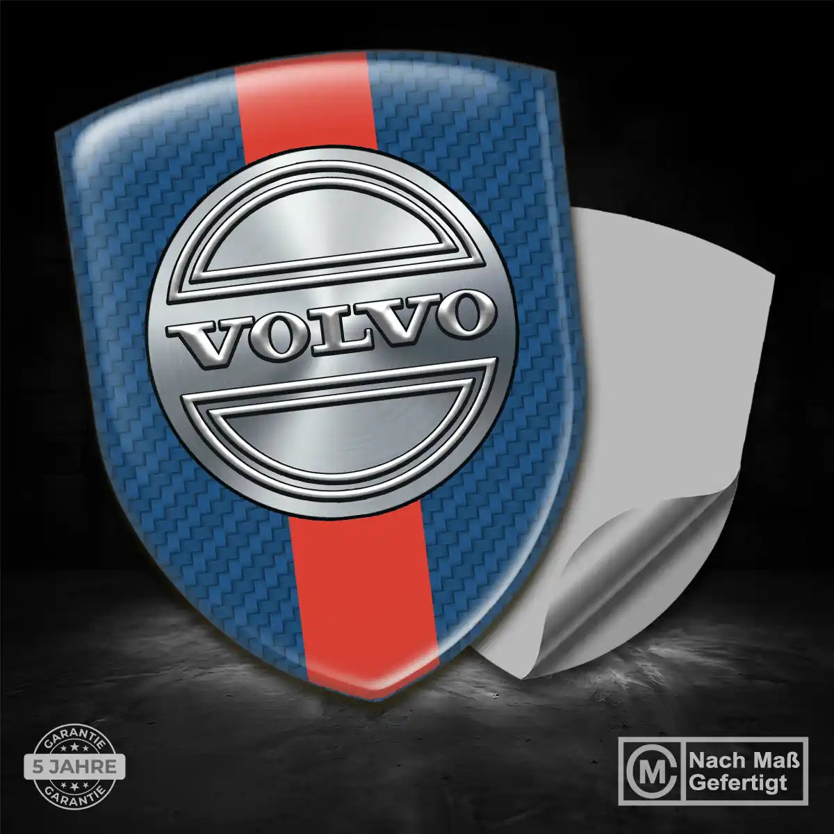Volvo Aufkleber 3D Gel Wappen Auto Limitierte Auflage