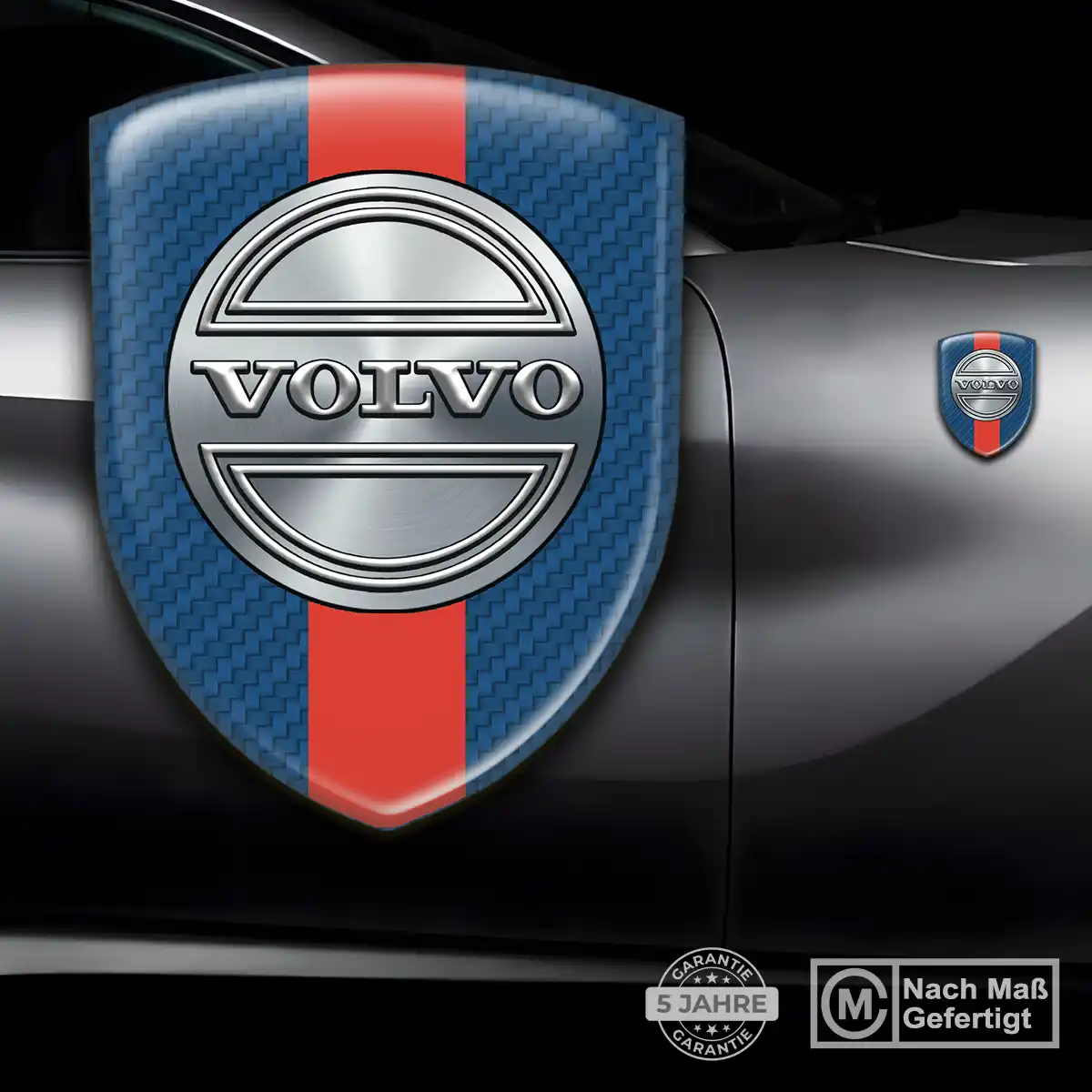 Volvo Aufkleber 3D Gel Wappen Auto Limitierte Auflage