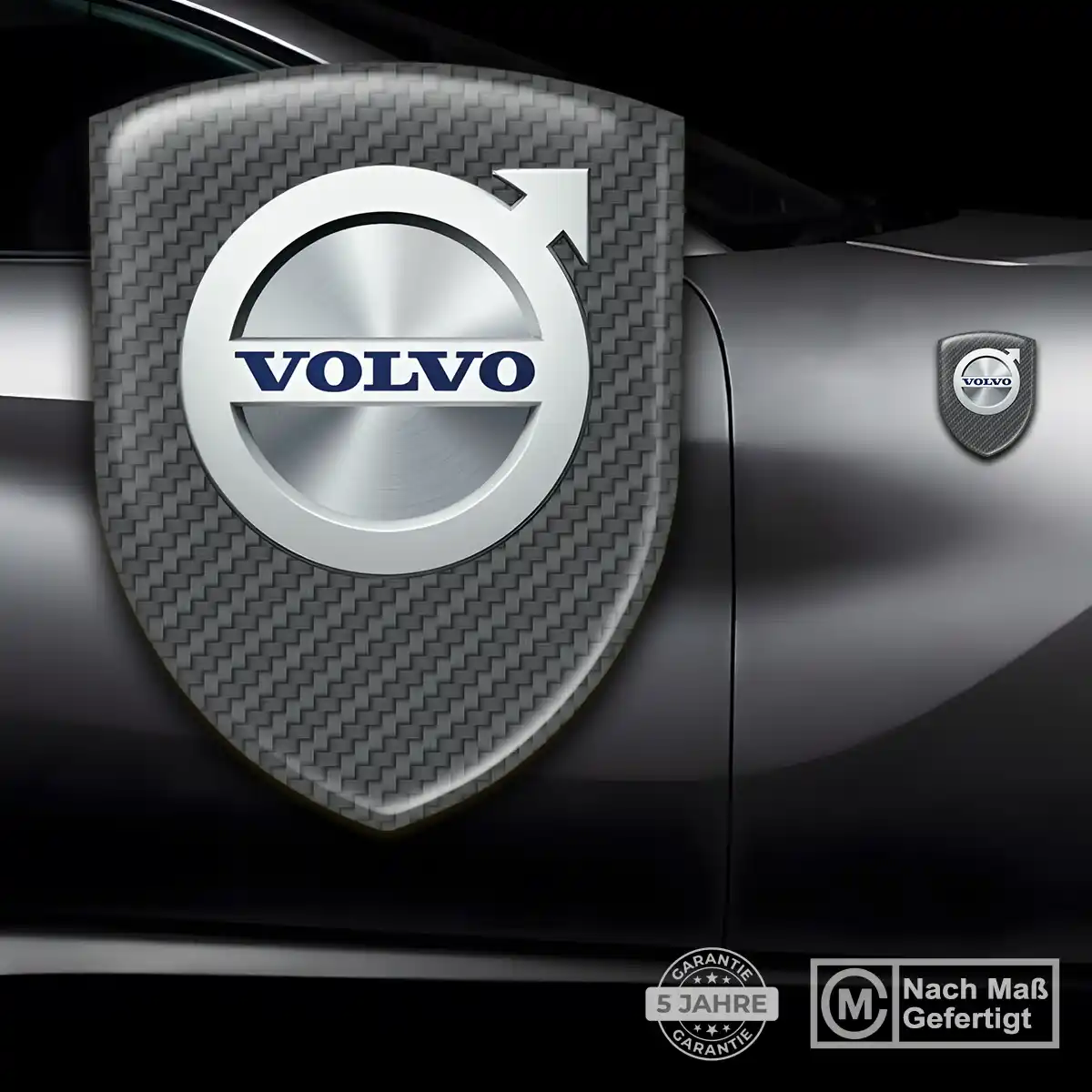 Volvo Aufkleber 3D Gel Wappen Auto Markenedition