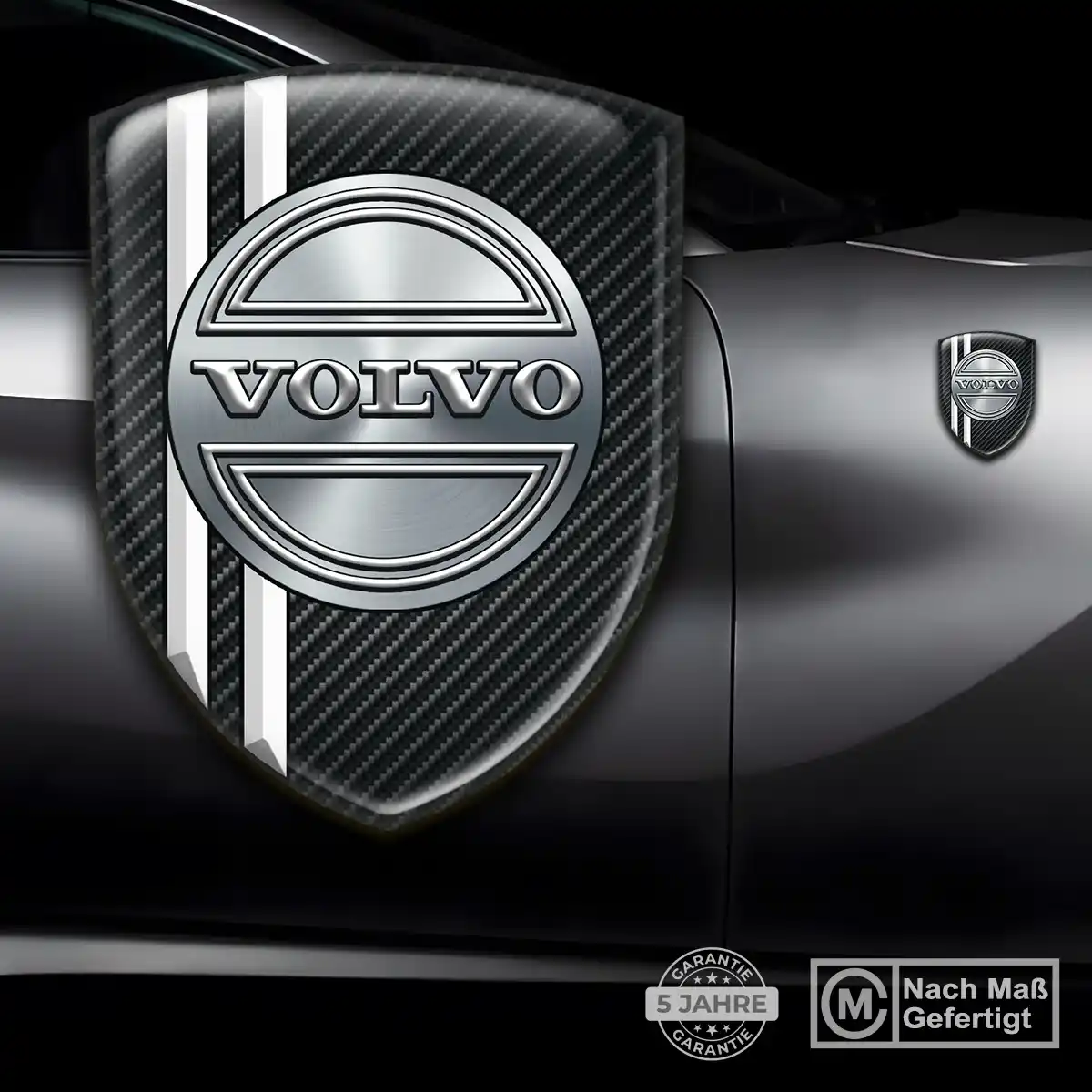 Volvo Aufkleber 3D Gel Wappen Auto Premiumqualität
