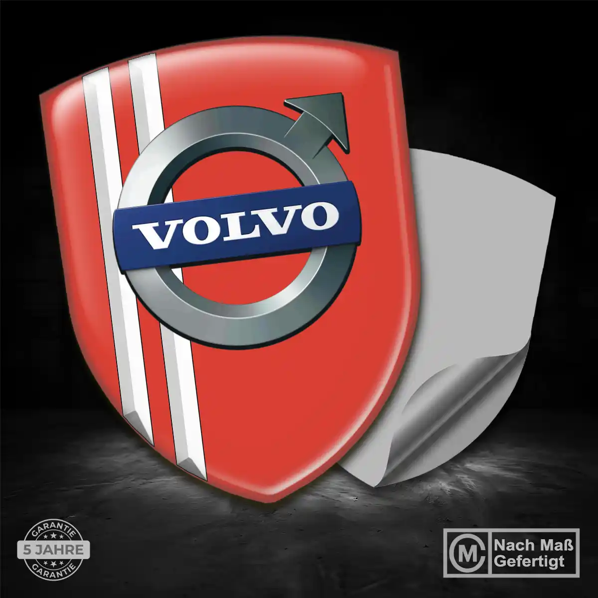 Volvo Aufkleber 3D Gel Wappen Erstklassige Qualität